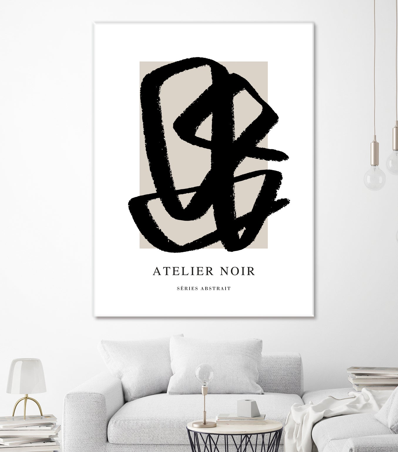 Atelier Noir by M Studio on GIANT ART - beige illustration modern