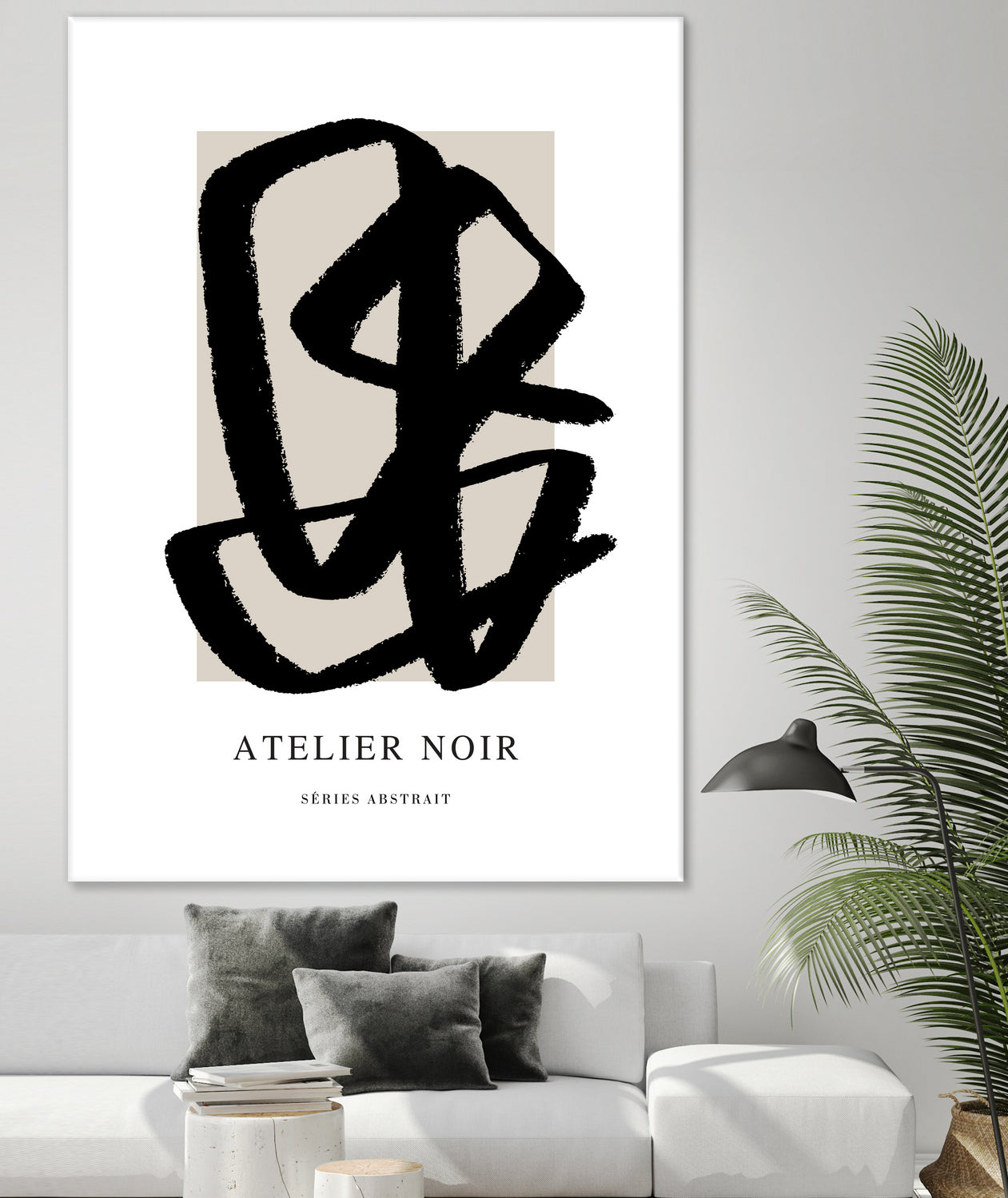 Atelier Noir by M Studio on GIANT ART - beige illustration modern