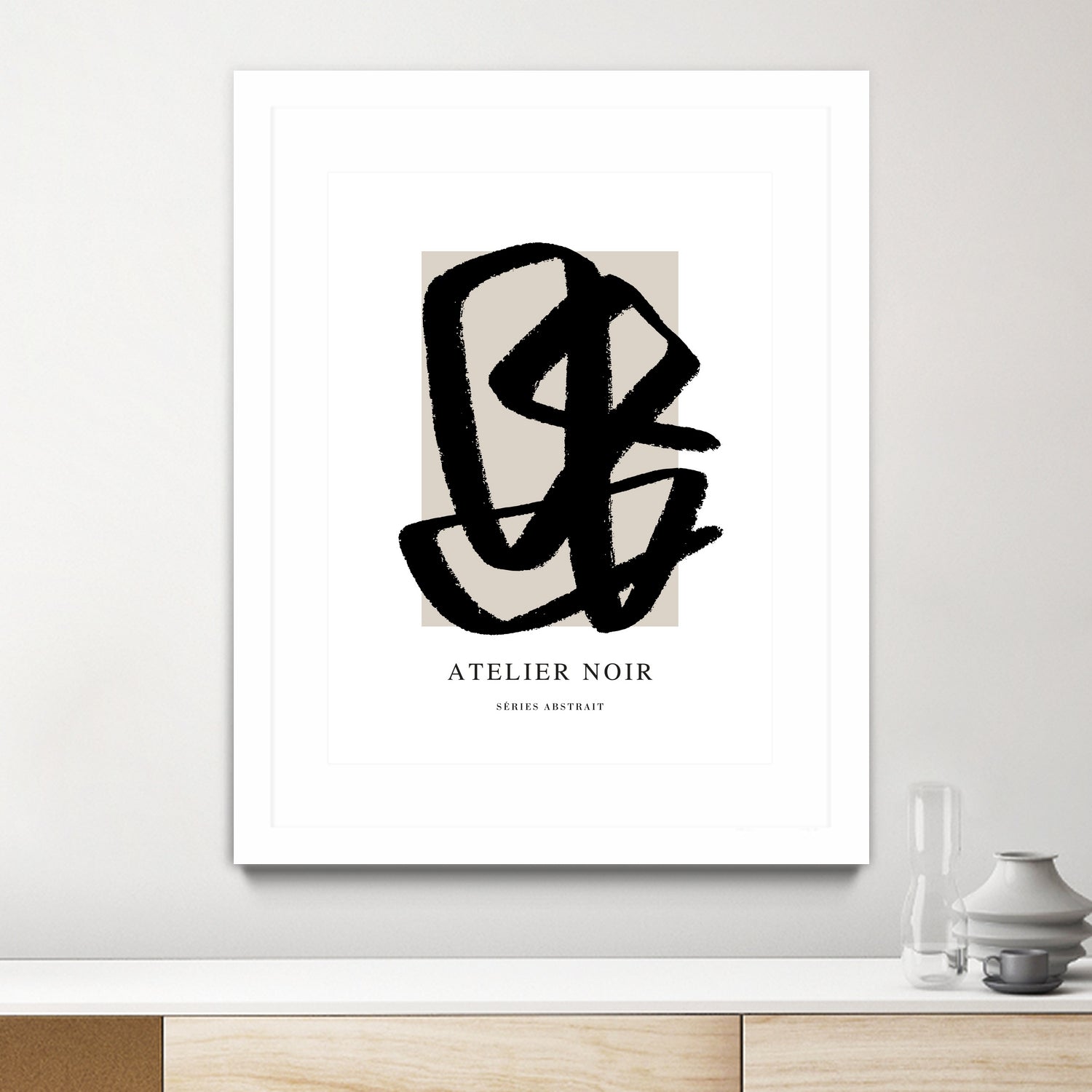 Atelier Noir by M Studio on GIANT ART - beige illustration modern