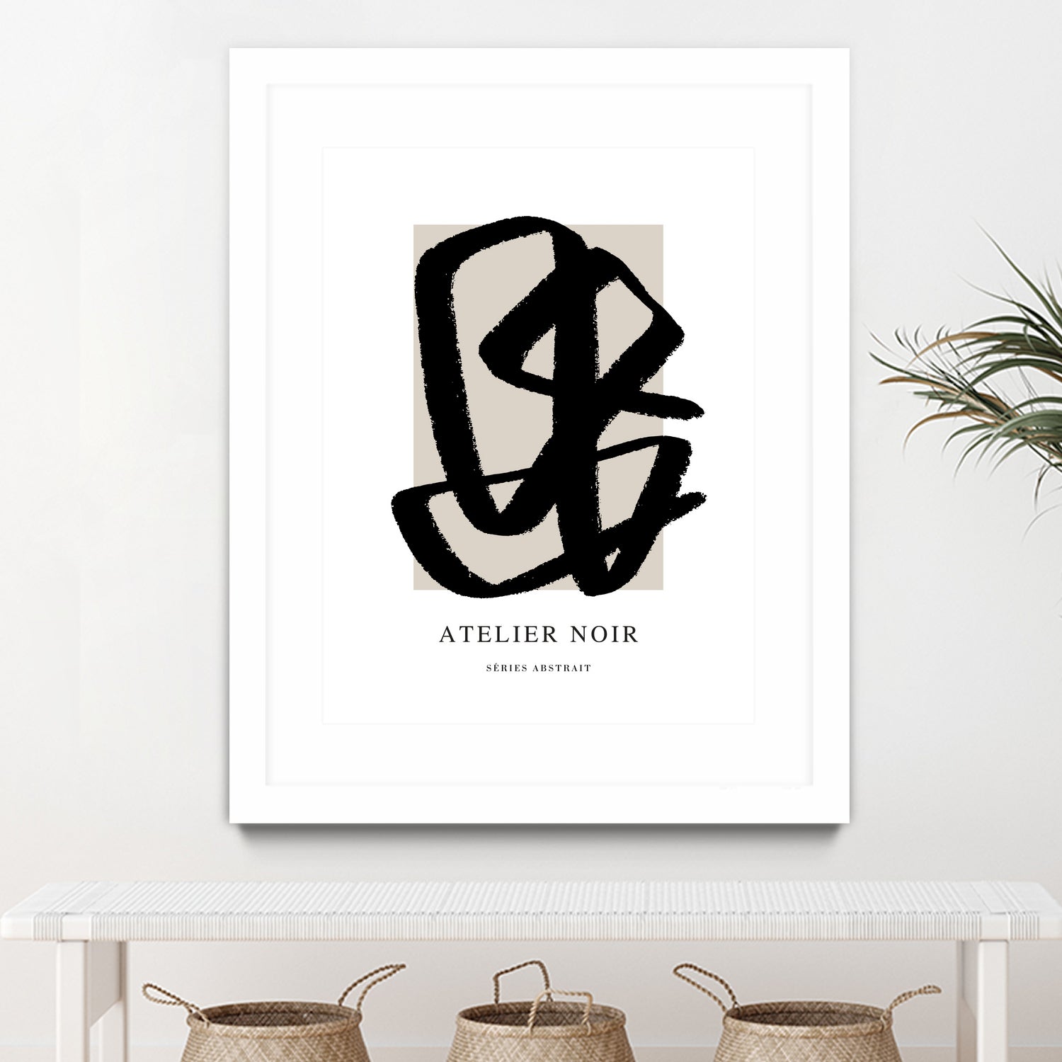 Atelier Noir by M Studio on GIANT ART - beige illustration modern