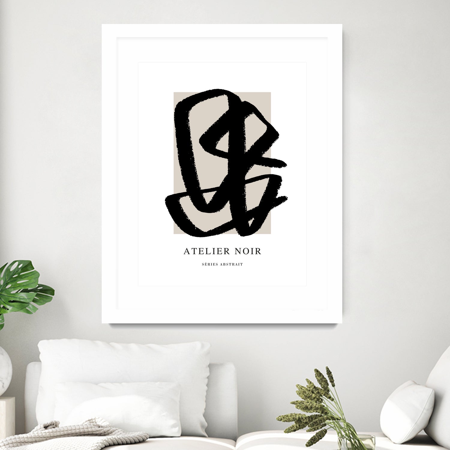 Atelier Noir by M Studio on GIANT ART - beige illustration modern