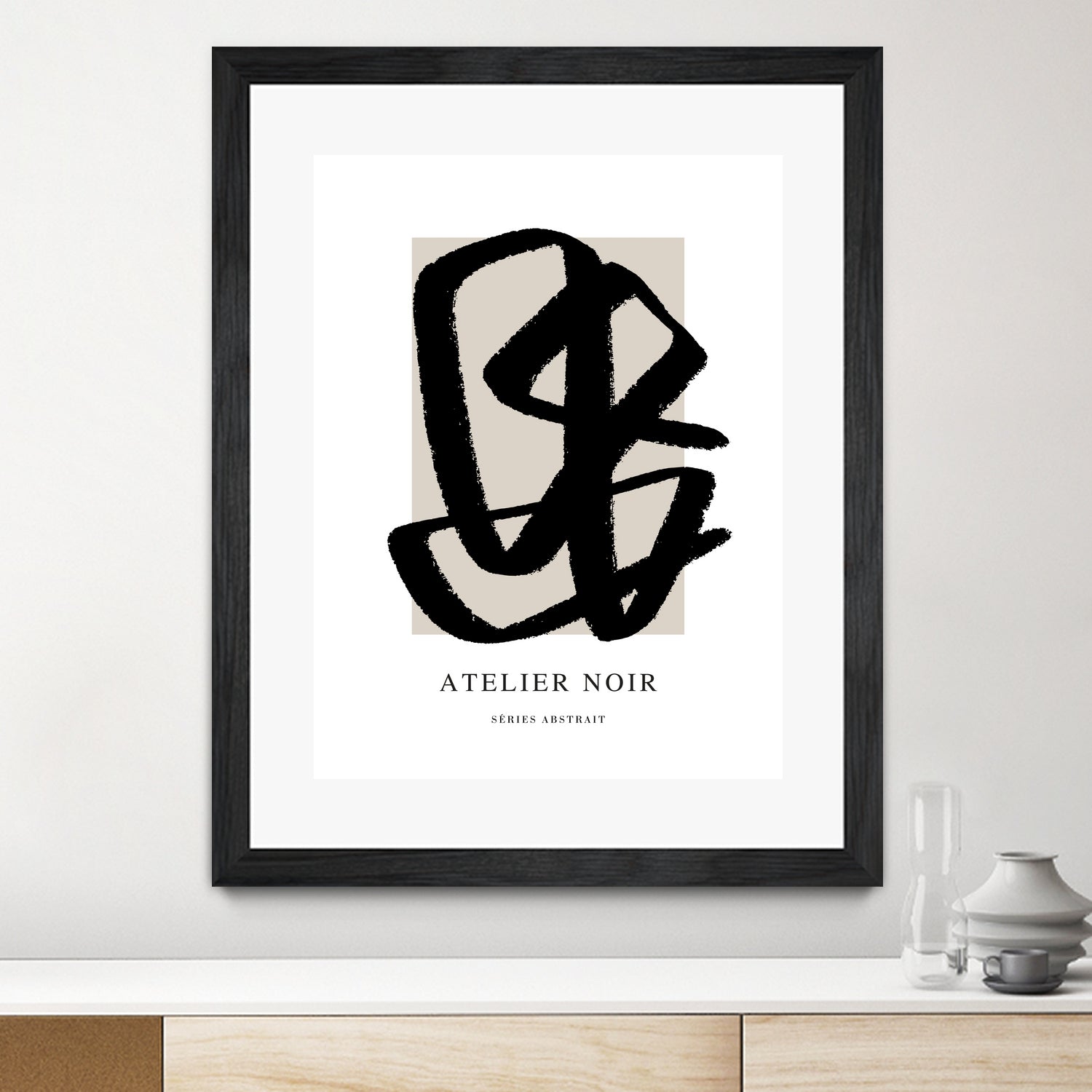 Atelier Noir by M Studio on GIANT ART - beige illustration modern