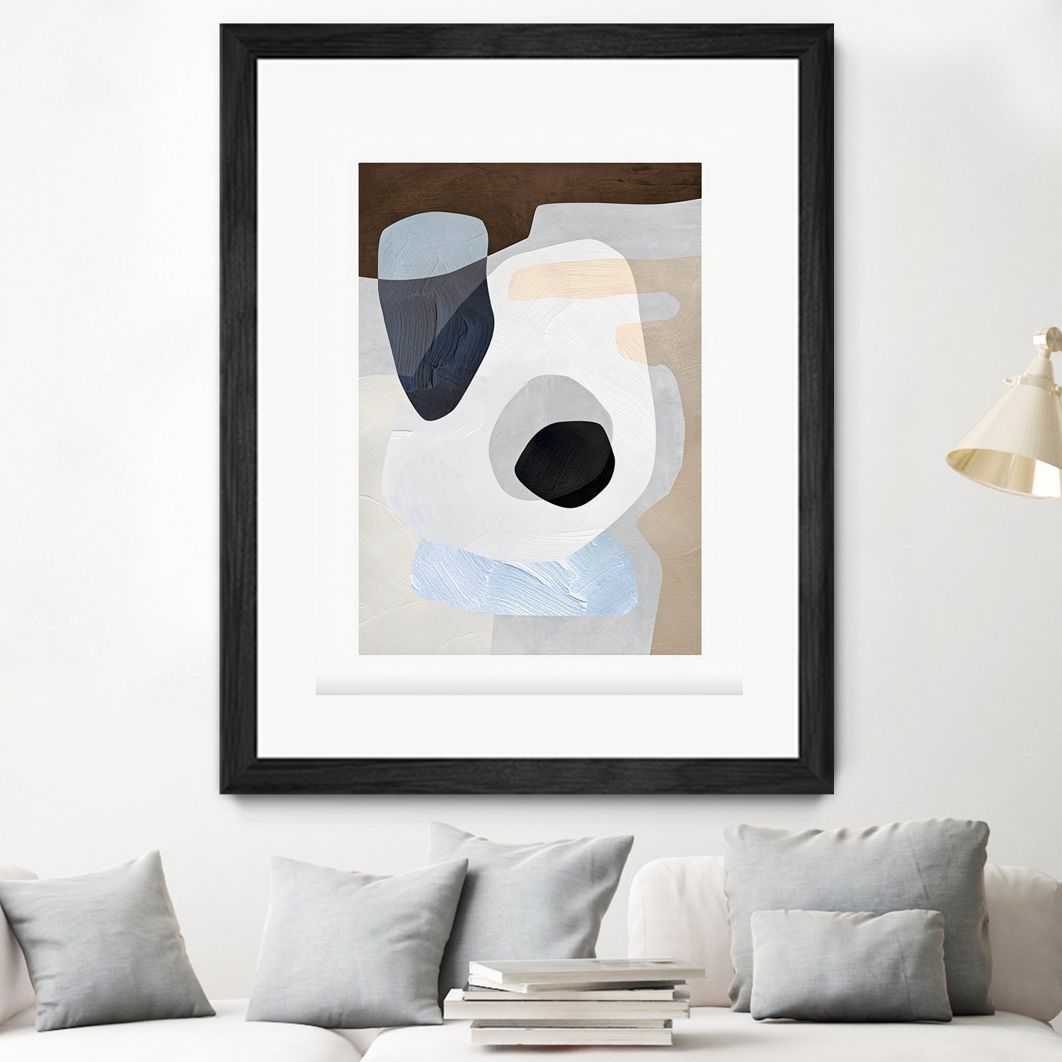 Formes III by M Studio on GIANT ART - green abstrait abstrait