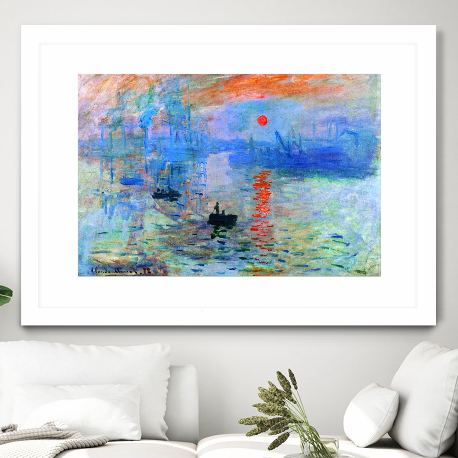 Sunrise 1872 by Monet on GIANT ART - museums