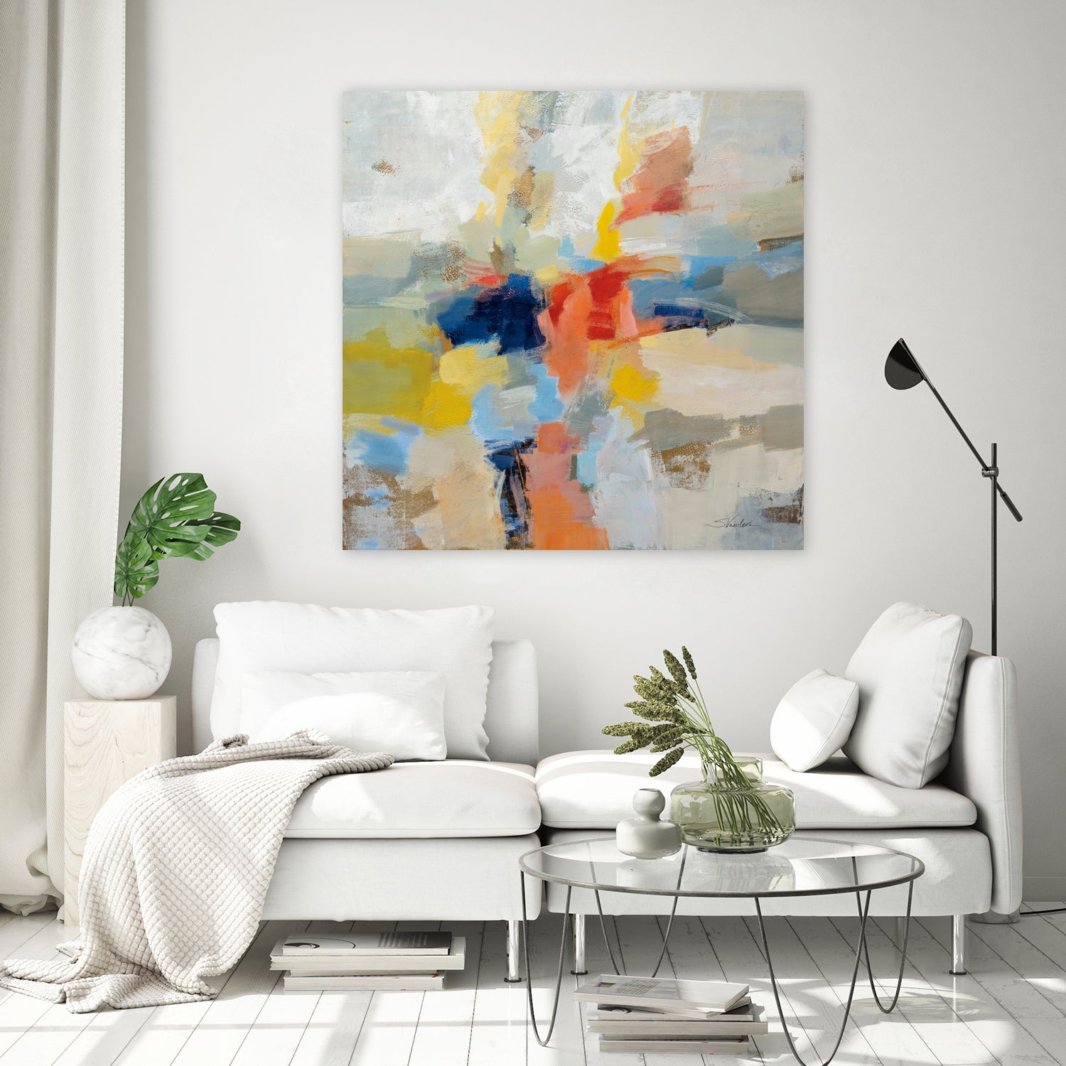 Island Fiesta by Silvia Vassileva on GIANT ART - black abstract