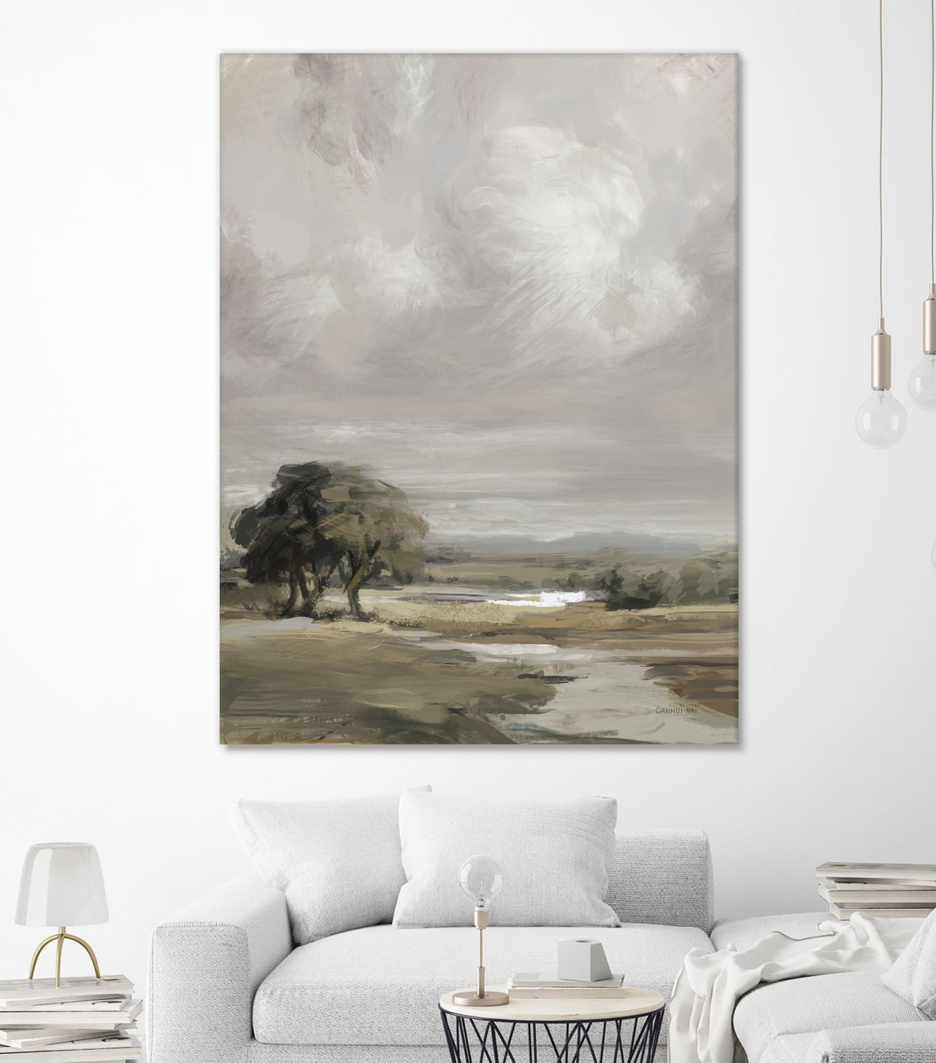 French Countryside by Danhui Nai on GIANT ART - brown