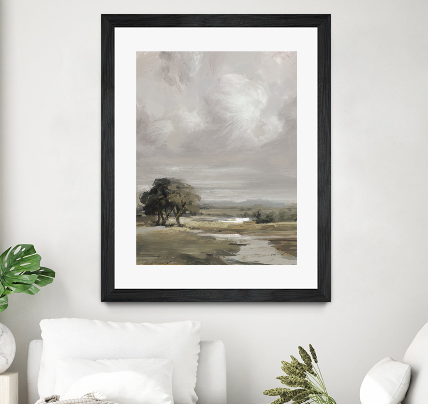 French Countryside by Danhui Nai on GIANT ART - brown