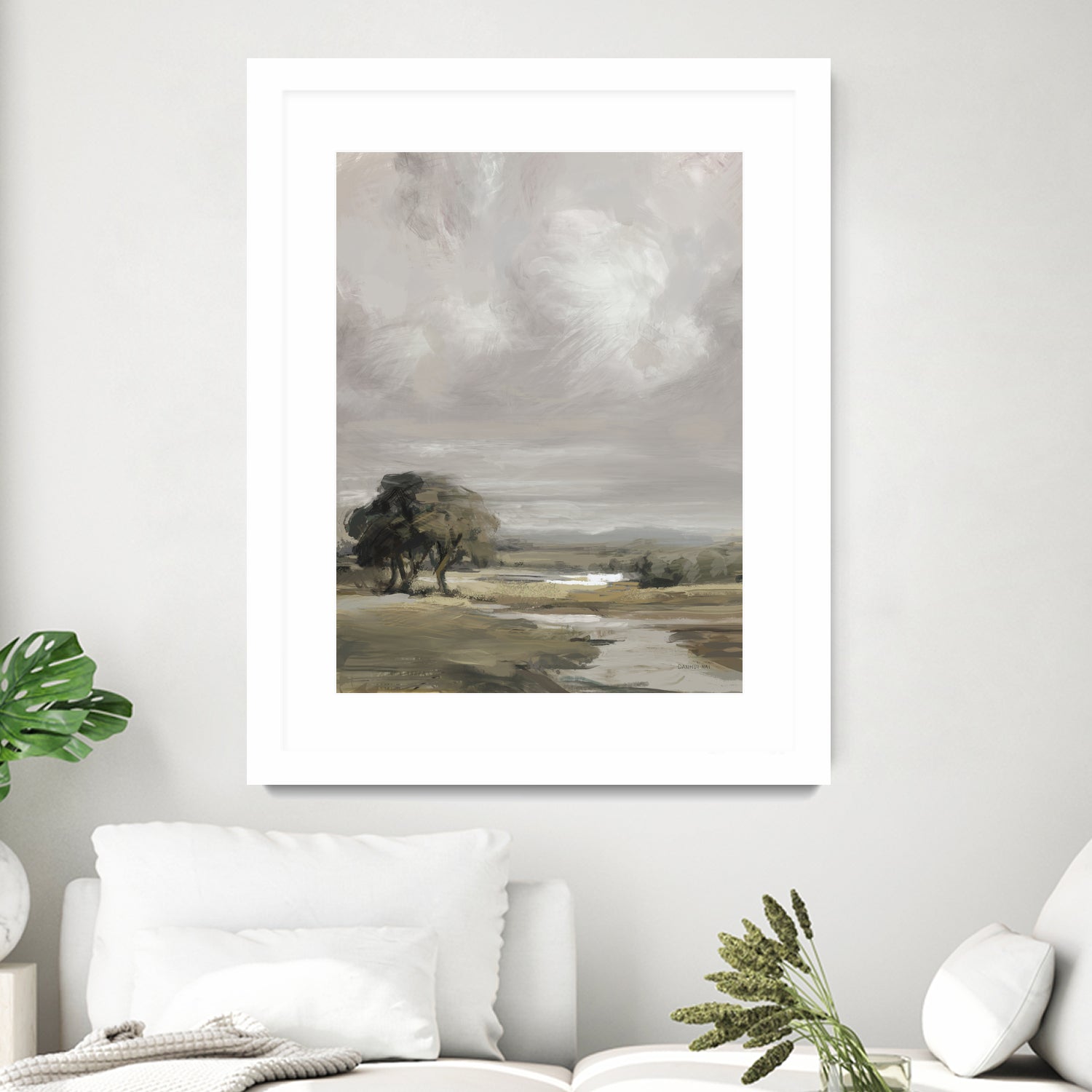 French Countryside by Danhui Nai on GIANT ART - brown