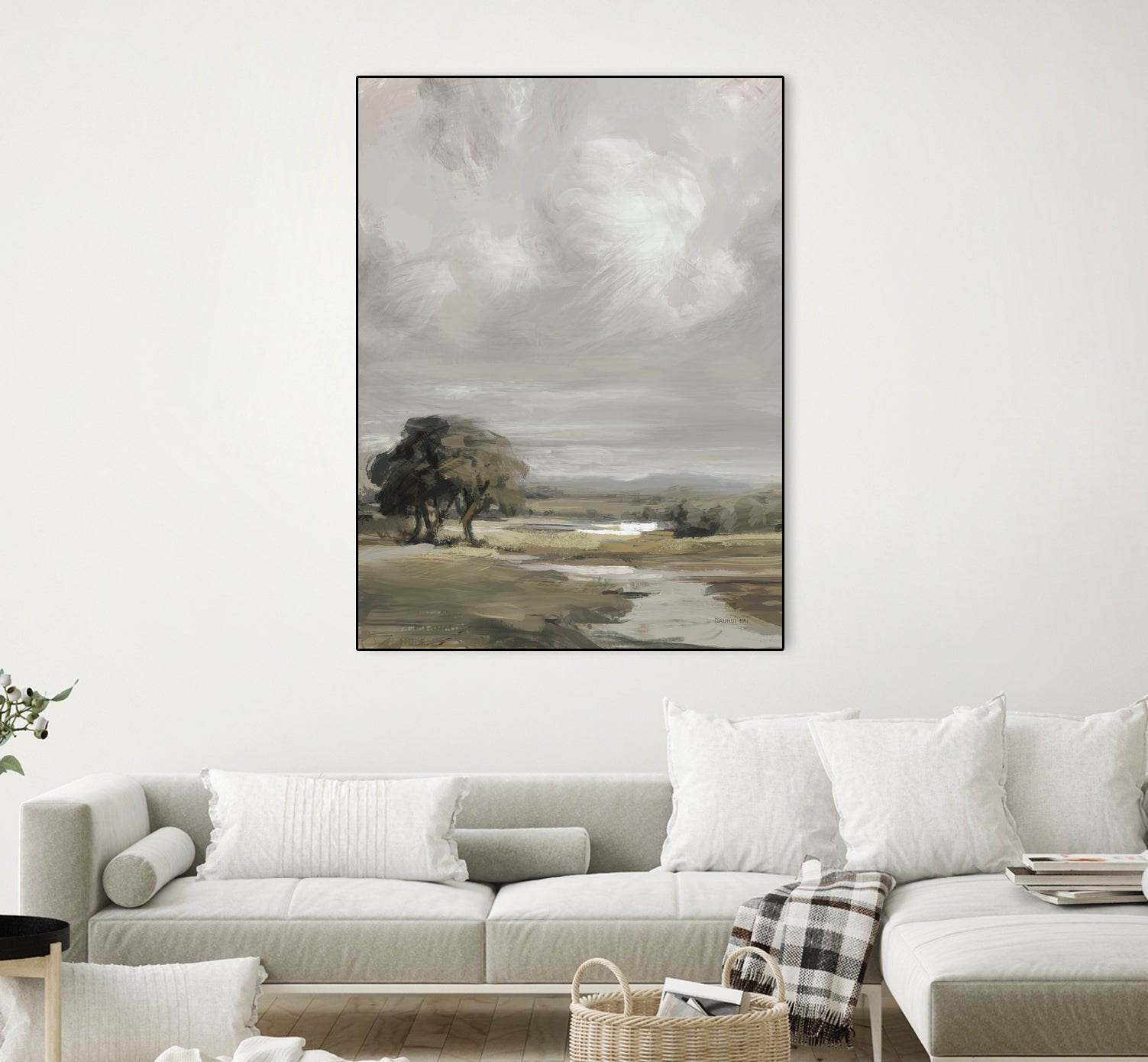 French Countryside by Danhui Nai on GIANT ART - brown