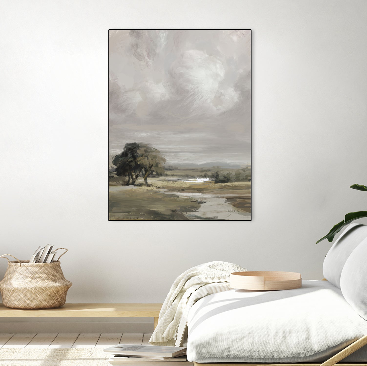 French Countryside by Danhui Nai on GIANT ART - brown