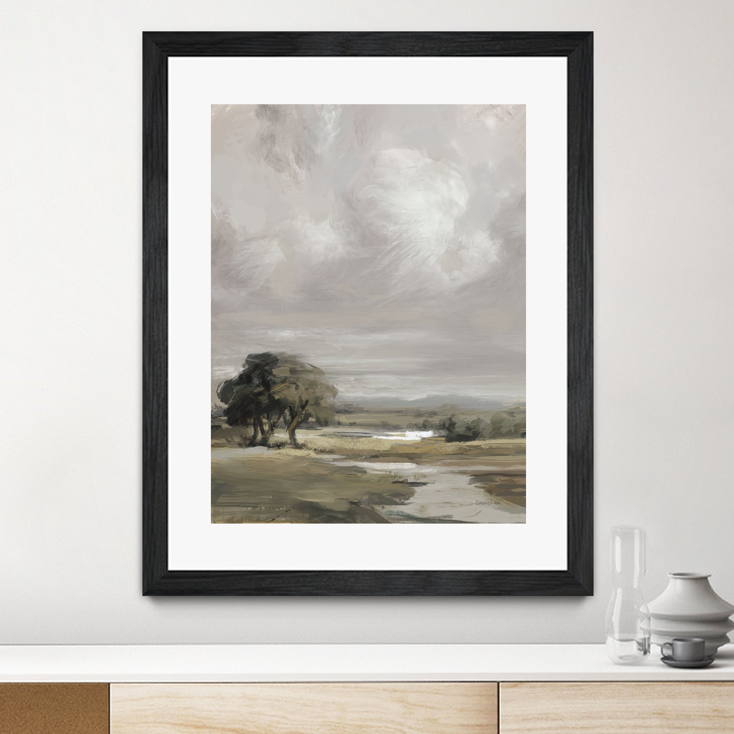 French Countryside by Danhui Nai on GIANT ART - brown