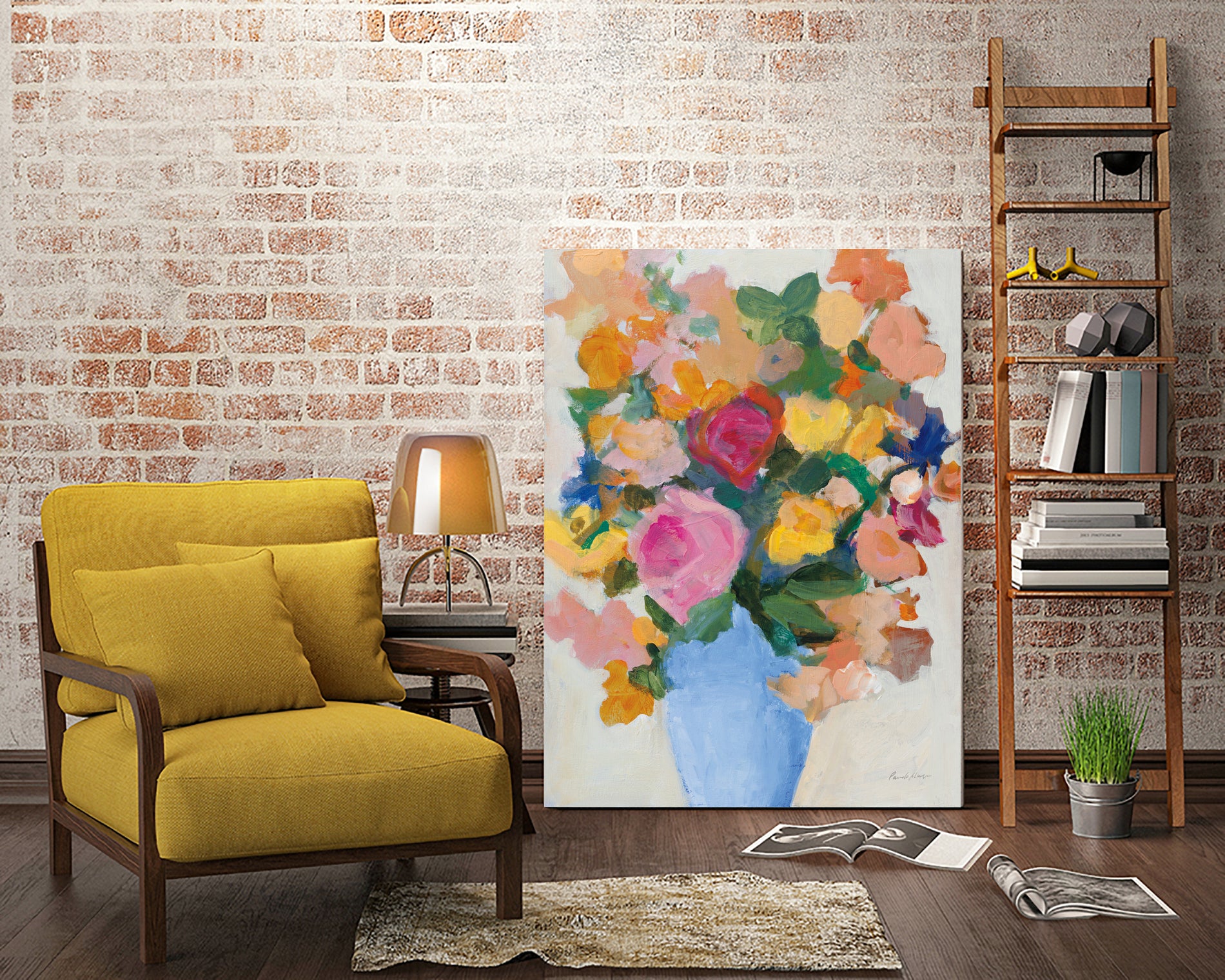 Summer Bounty by Pamela Munger on GIANT ART - green botanical