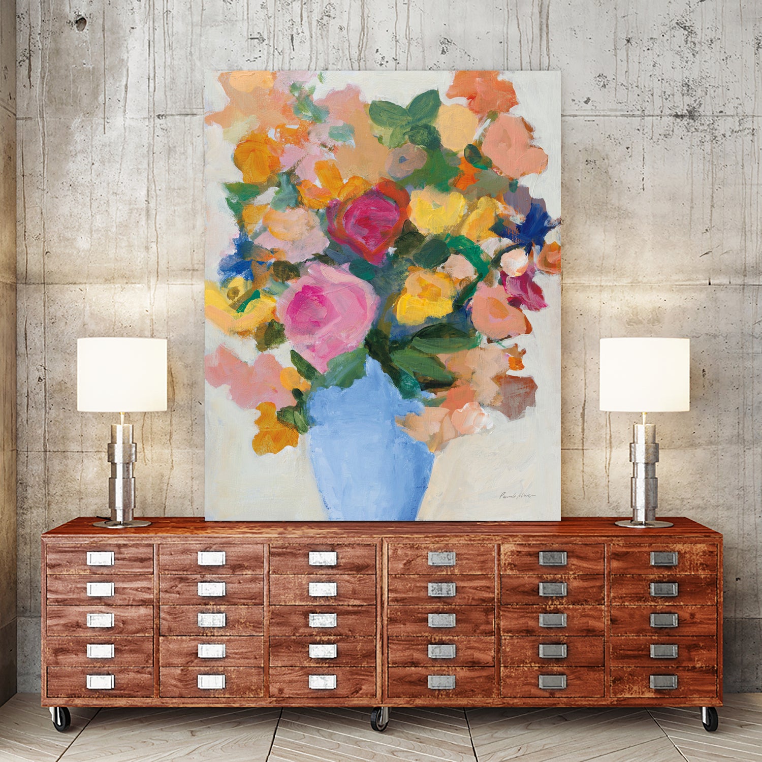 Summer Bounty by Pamela Munger on GIANT ART - green botanical