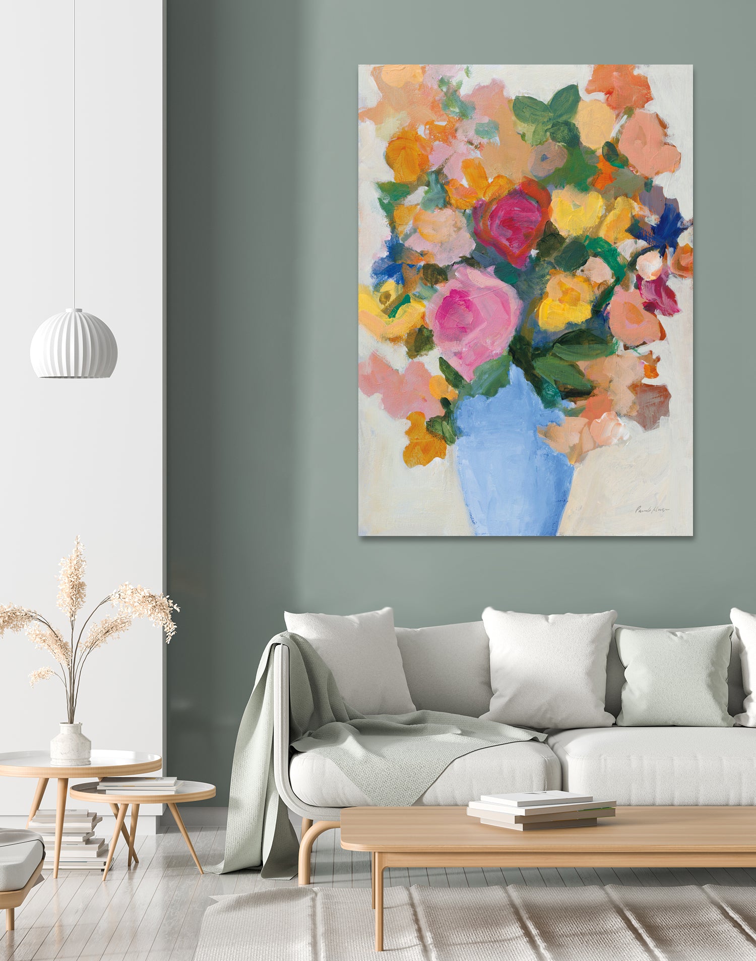 Summer Bounty by Pamela Munger on GIANT ART - green botanical