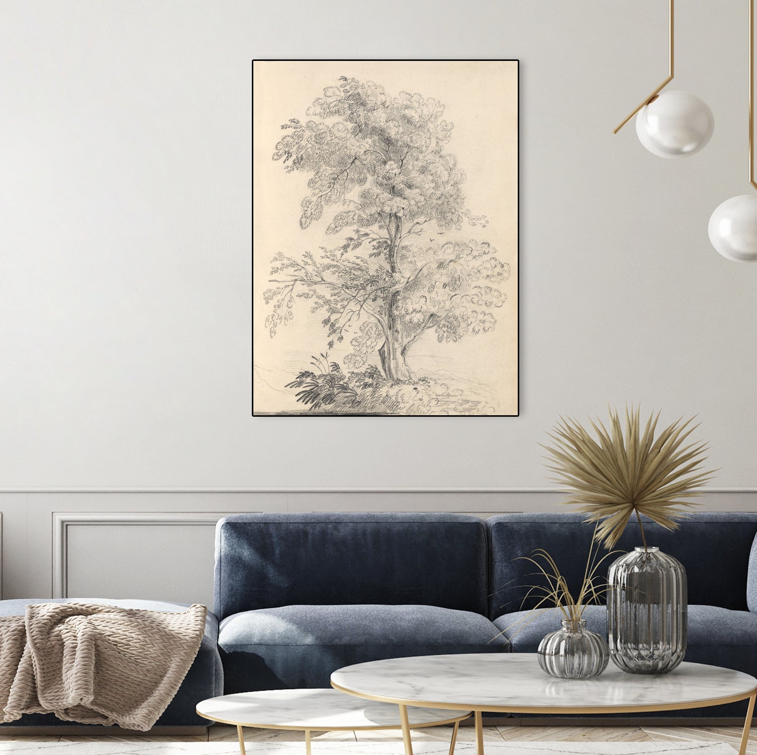 Tree Sketch by Wild Apple Portfolio on GIANT ART - abstract