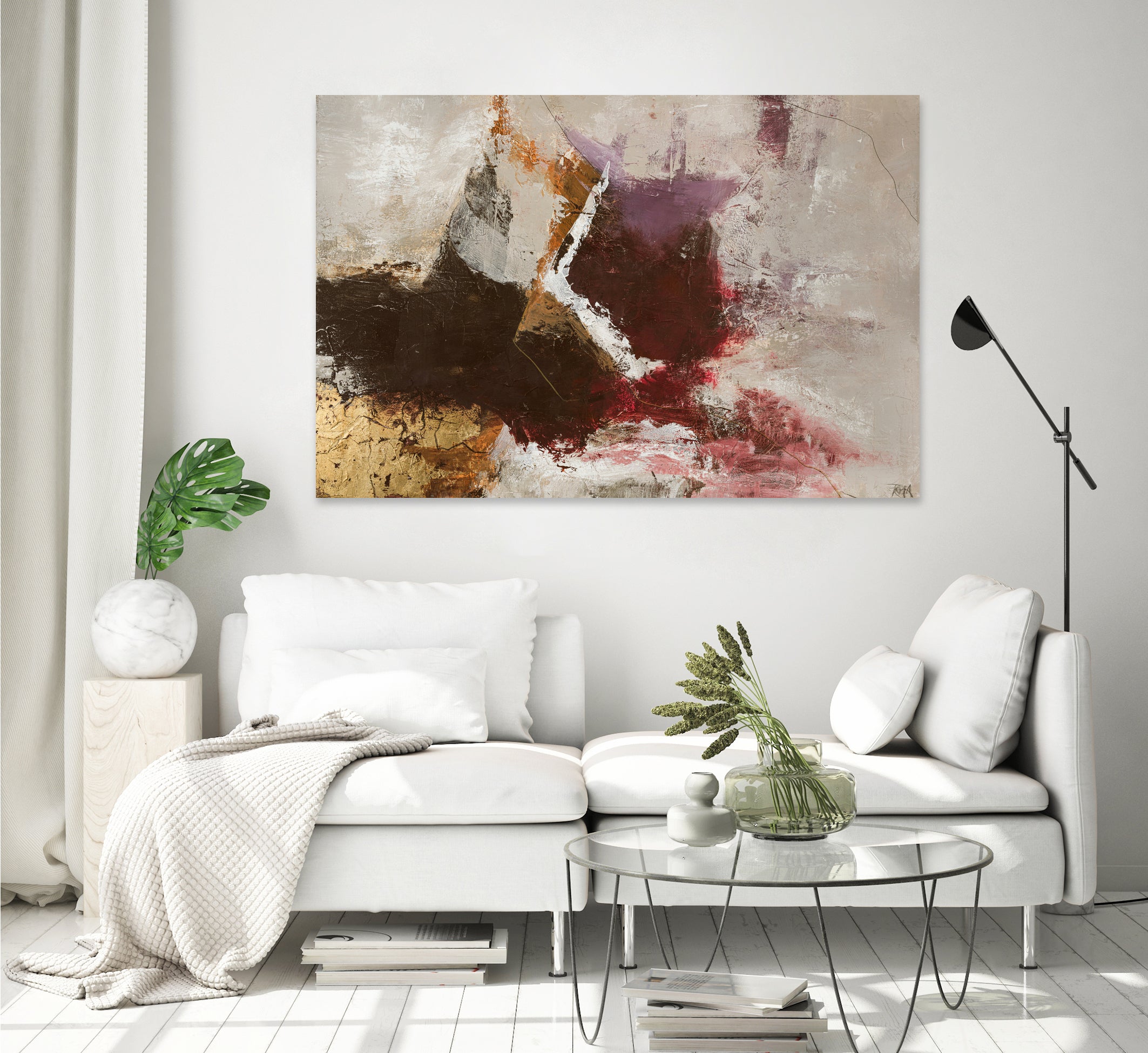 Infinity 1 by Design Fabrikken on GIANT ART - brown abstracts