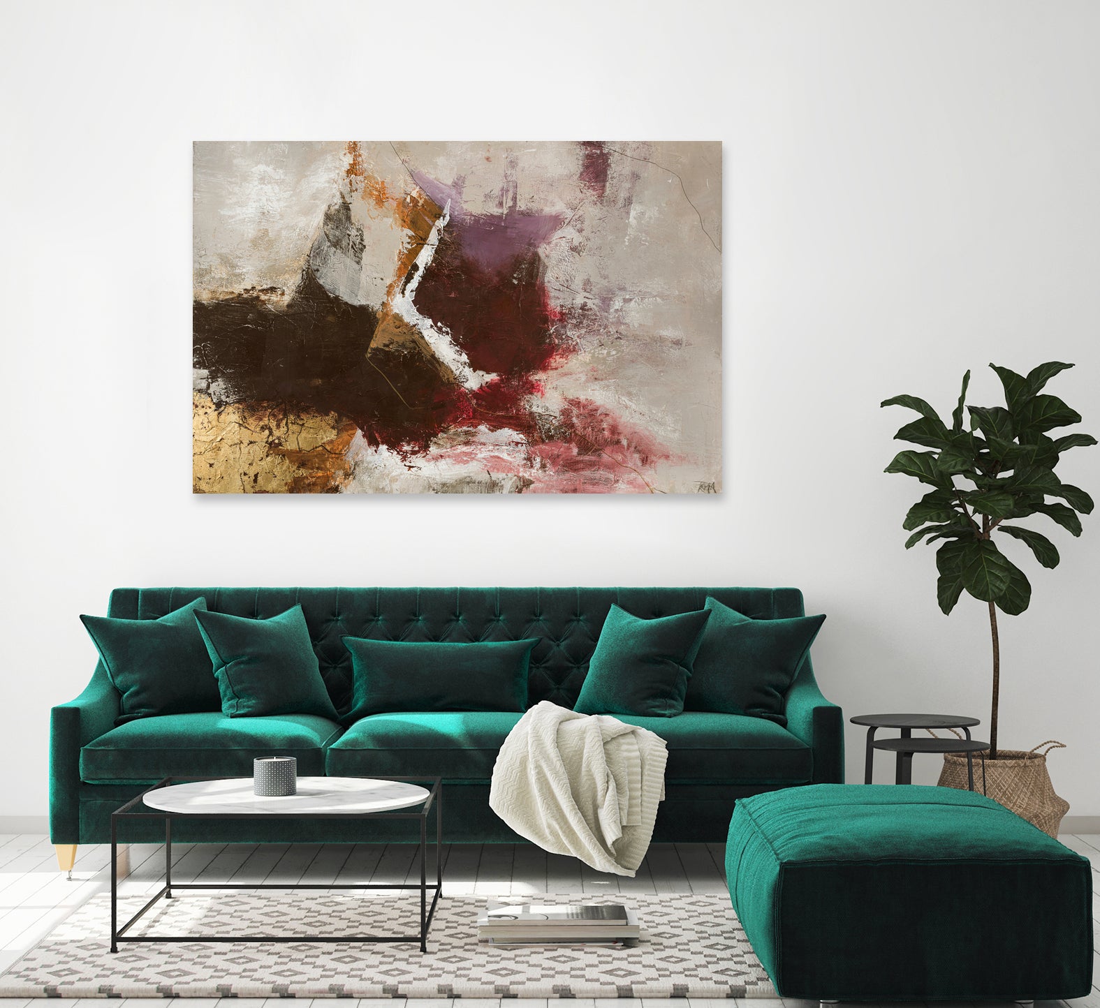 Infinity 1 by Design Fabrikken on GIANT ART - brown abstracts