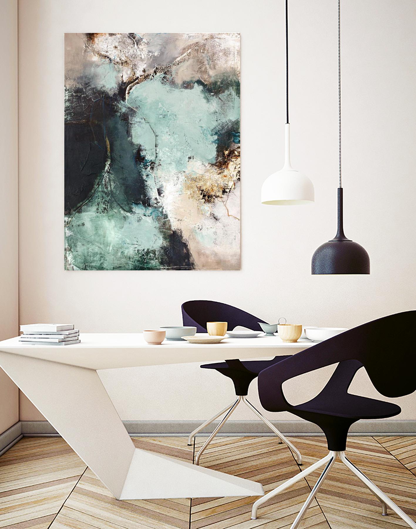 Great Green by Design Fabrikken on GIANT ART - orange abstracts