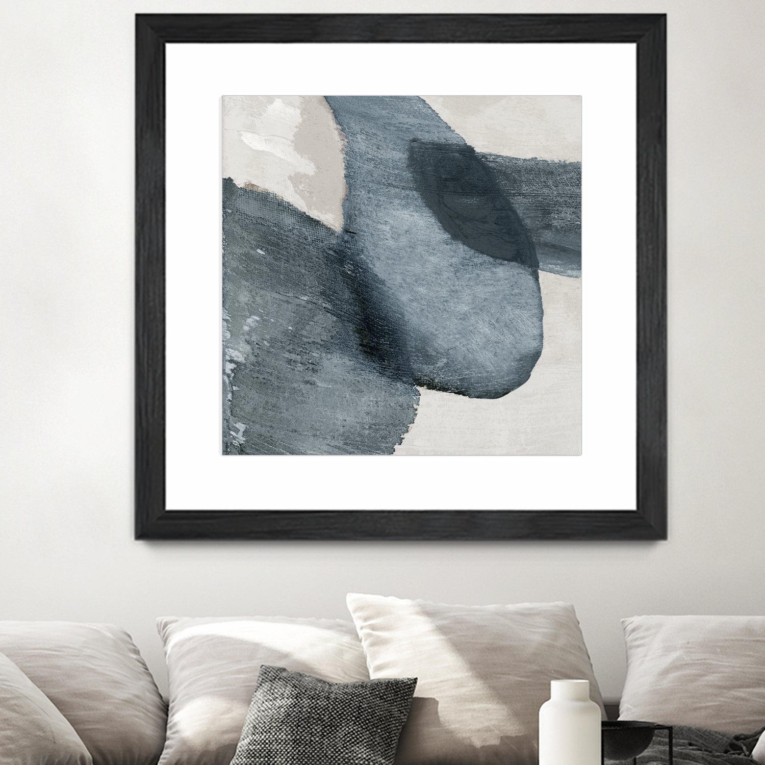 Blue Reverie II by Jacob Q on GIANT ART - blue shapes cloud dancer