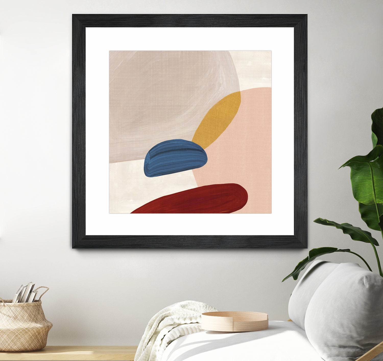 Pink Pebbles II by Eva Watts on GIANT ART - pink shapes