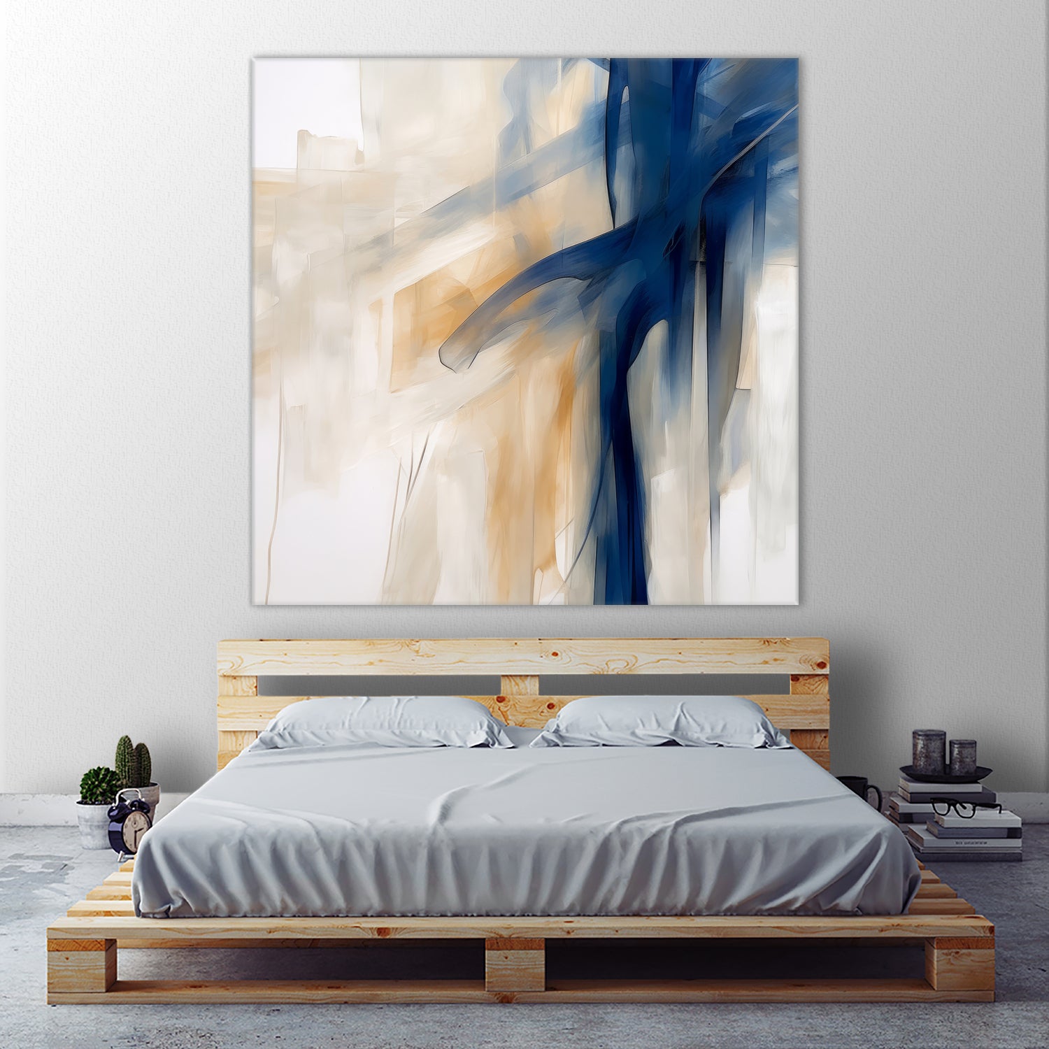 Blue Splash Dance by Irena Orlov on GIANT ART - abstract