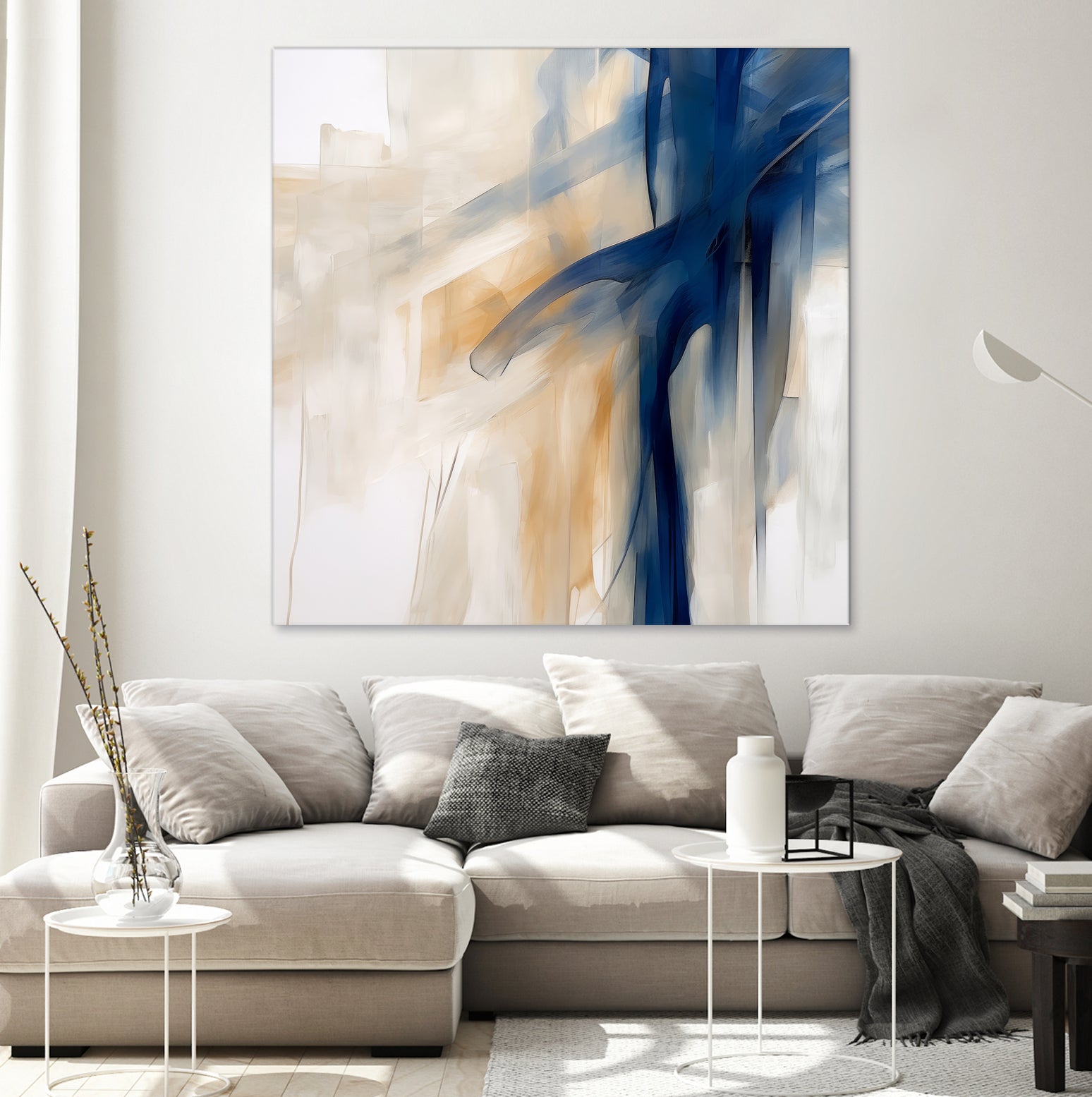 Blue Splash Dance by Irena Orlov on GIANT ART - abstract