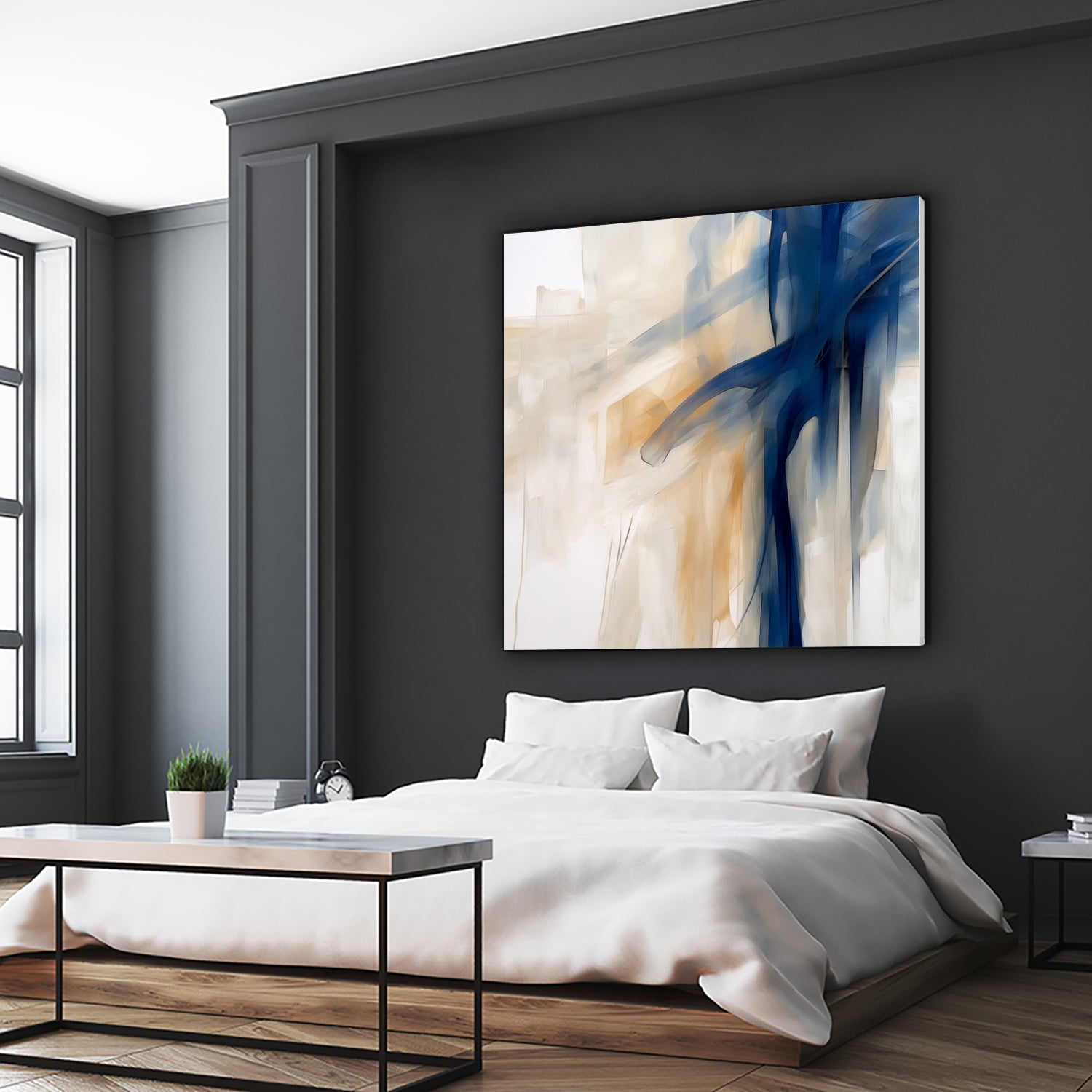 Blue Splash Dance by Irena Orlov on GIANT ART - abstract