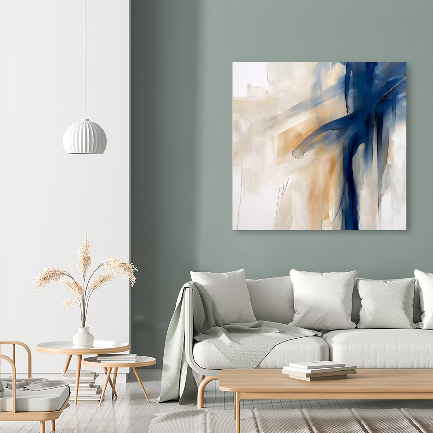 Blue Splash Dance by Irena Orlov on GIANT ART - abstract