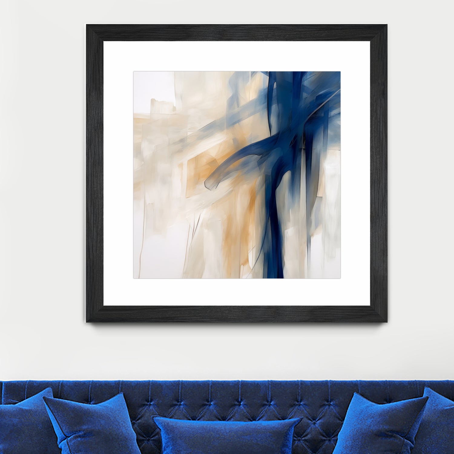 Blue Splash Dance by Irena Orlov on GIANT ART - abstract