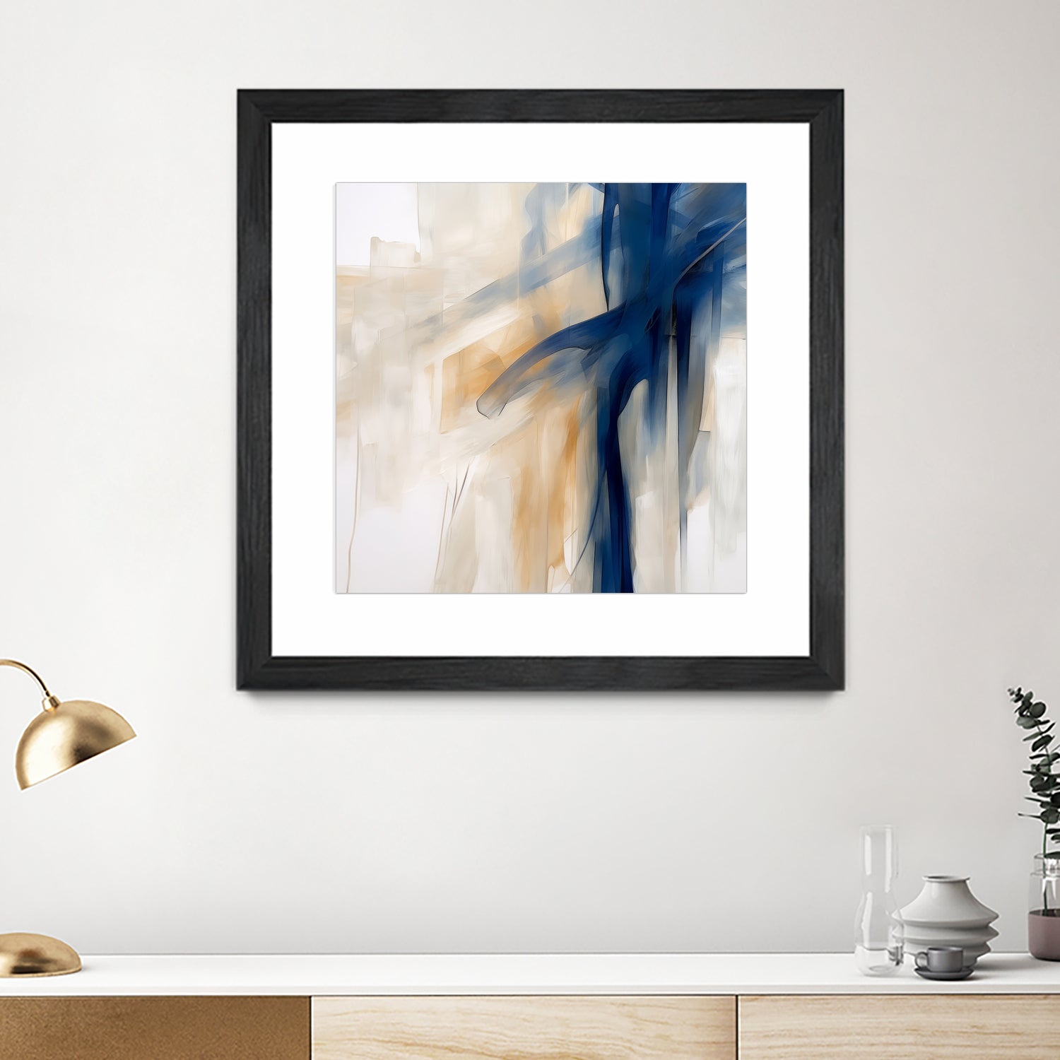 Blue Splash Dance by Irena Orlov on GIANT ART - abstract