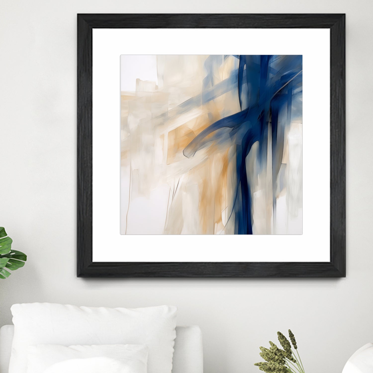 Blue Splash Dance by Irena Orlov on GIANT ART - abstract