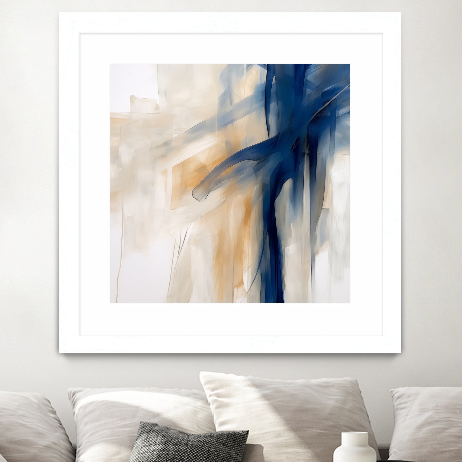 Blue Splash Dance by Irena Orlov on GIANT ART - abstract