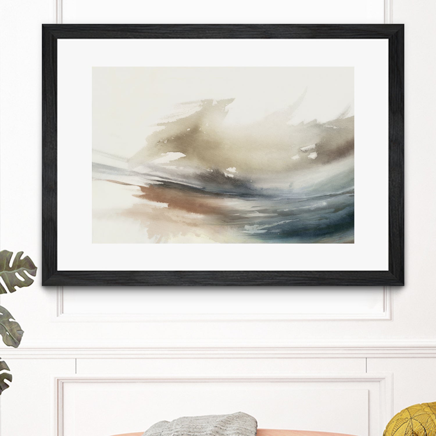 Gentle Abstractions by Pi Studio on GIANT ART - brown cloud dancer