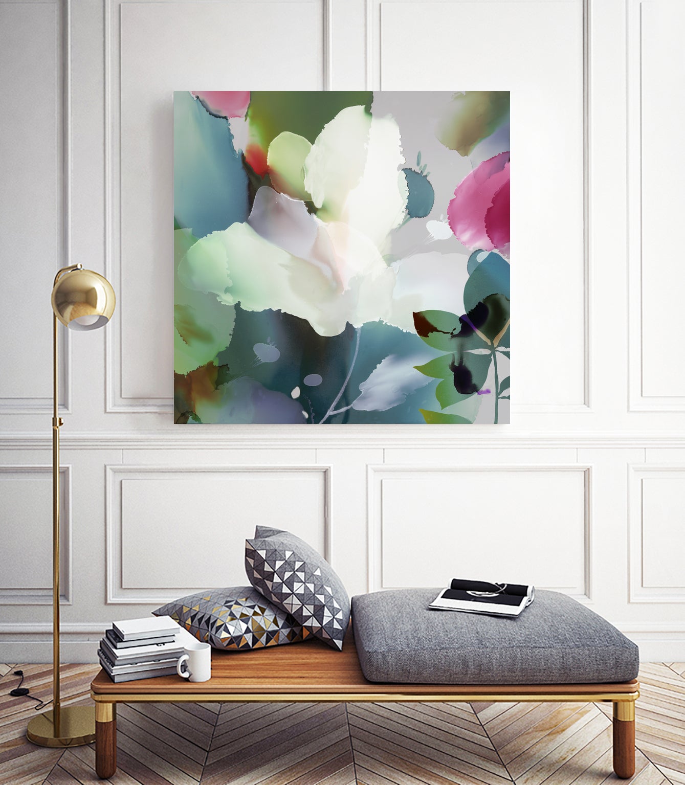 Early Spring Bloom I by PI Studio 2022 on GIANT ART - pink botanical flowers