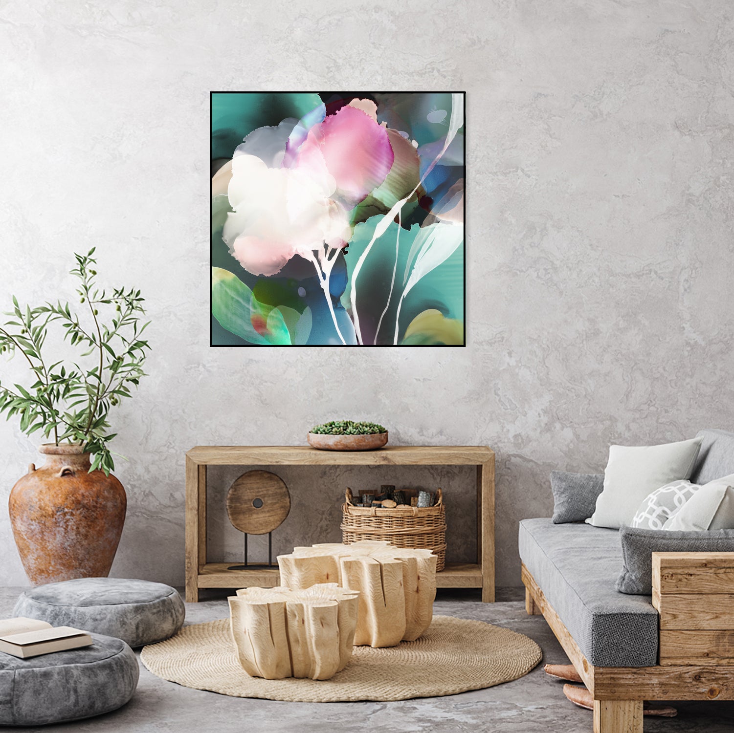 Early Spring Bloom II by PI Studio 2022 on GIANT ART - pink botanical flower