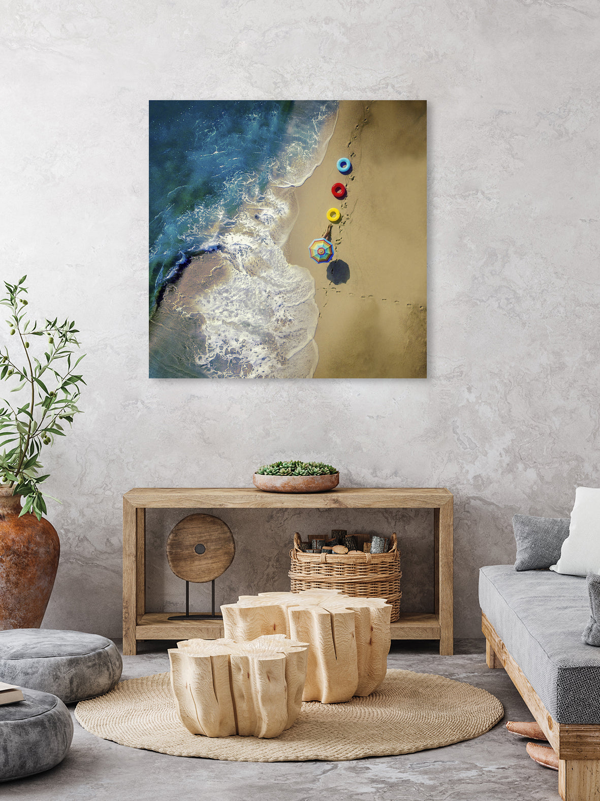hi summer! by ambra on GIANT ART - landscape beach