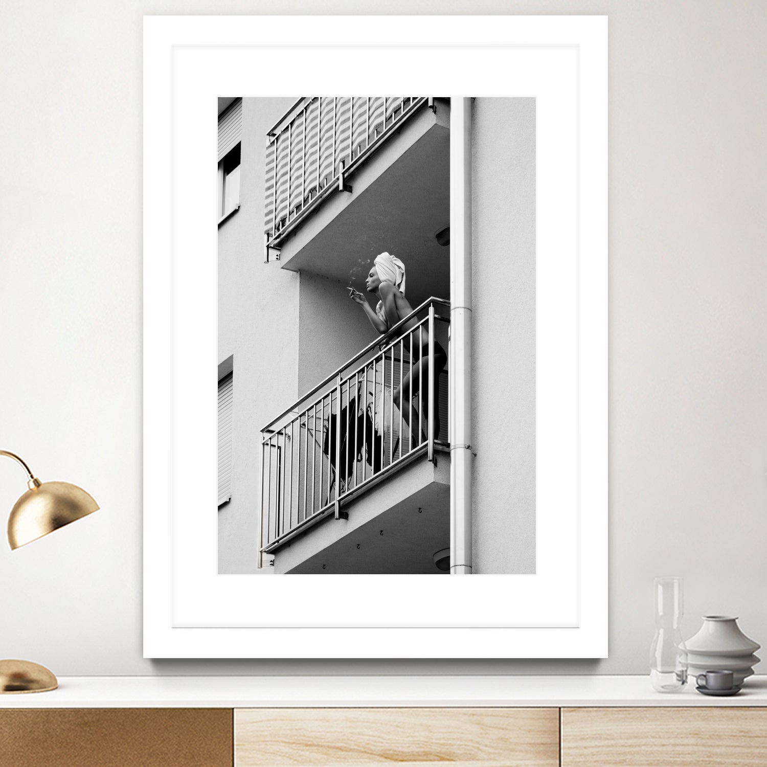 Nika by Lorna Kijurko on GIANT ART - white black and white nude