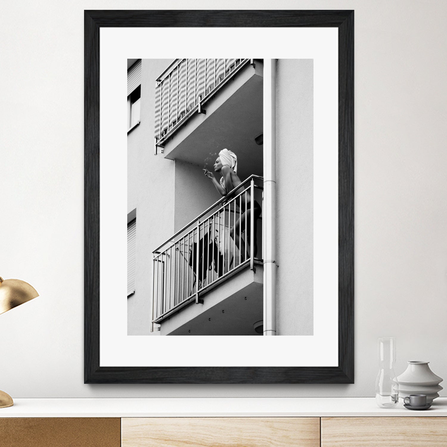 Nika by Lorna Kijurko on GIANT ART - white black and white nude