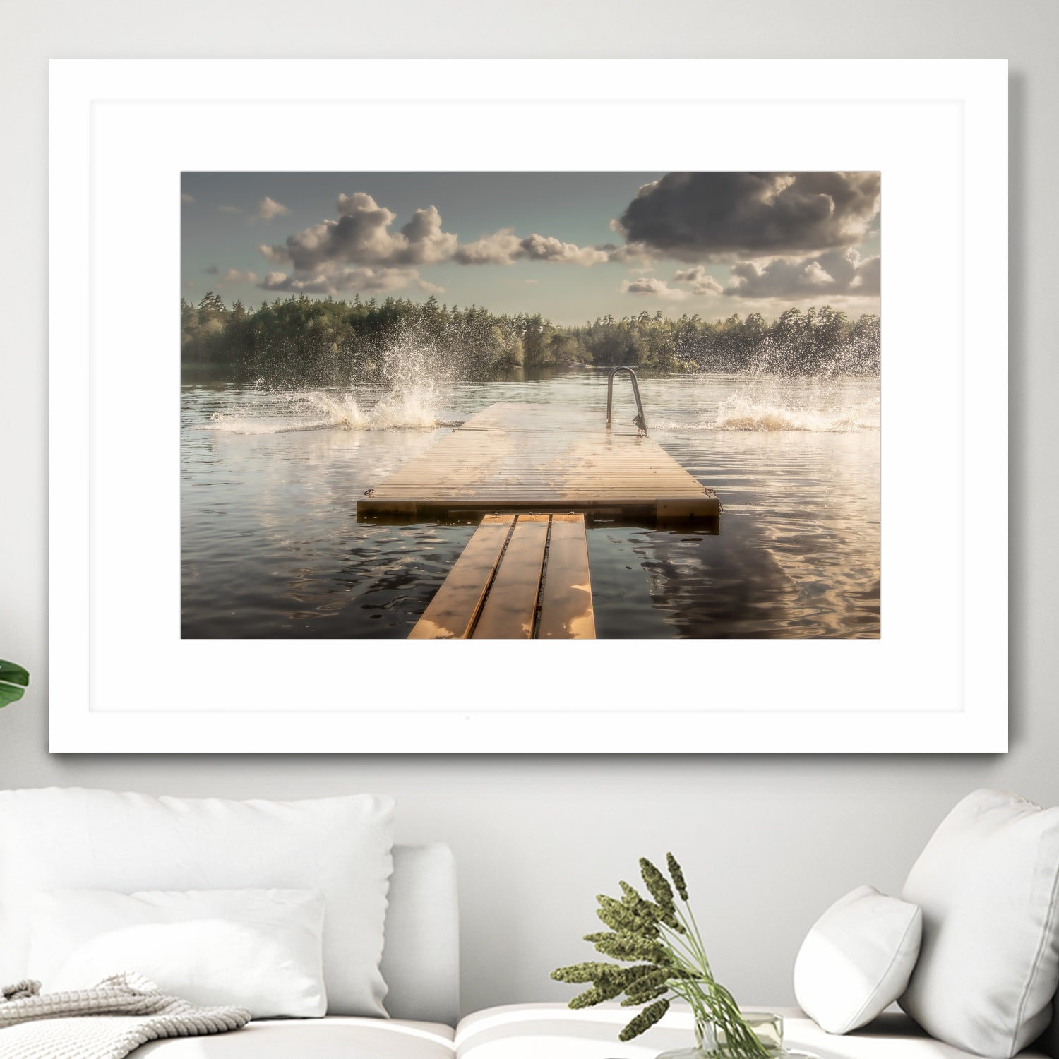 The diving board by Stephanie Kleimann on GIANT ART - landscape cloud