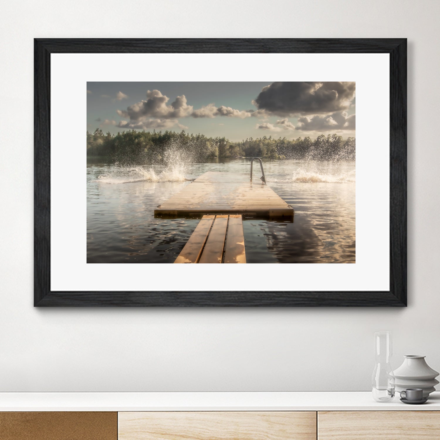 The diving board by Stephanie Kleimann on GIANT ART - landscape cloud