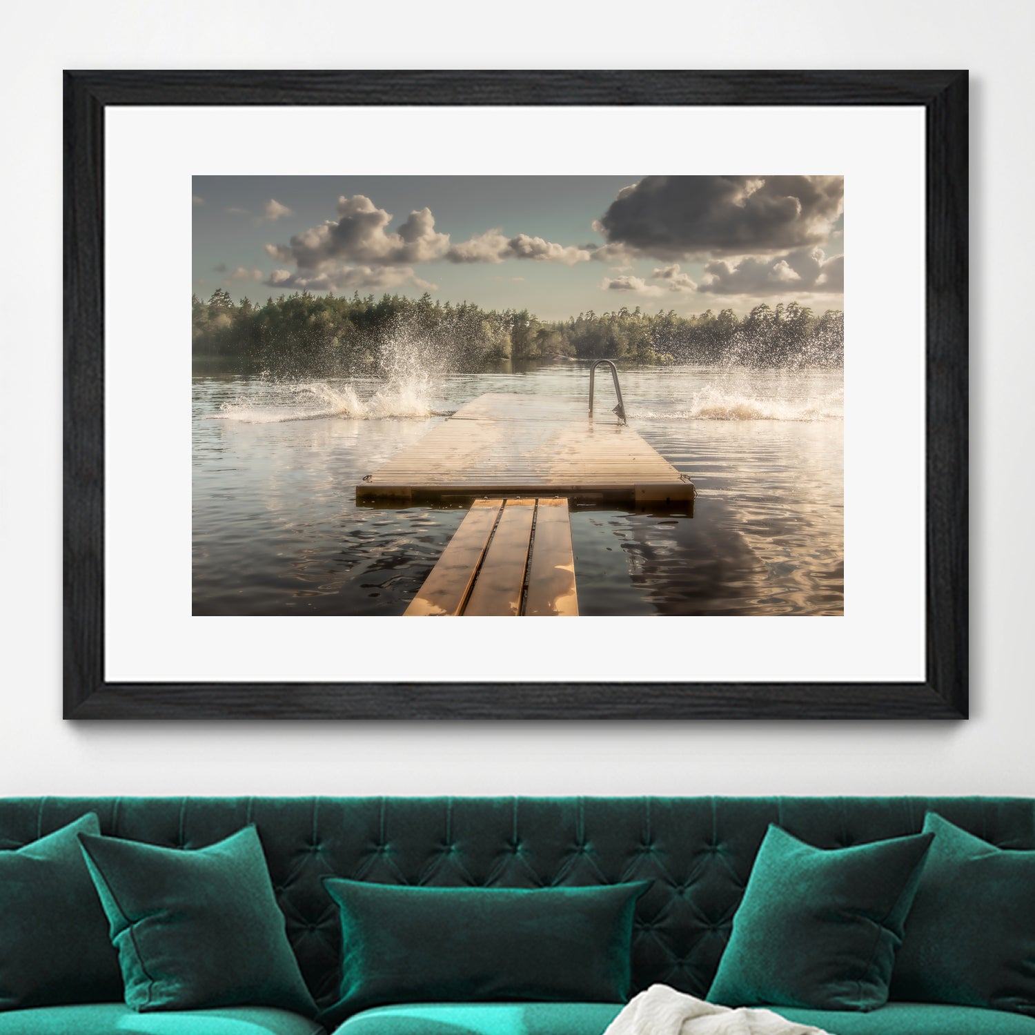 The diving board by Stephanie Kleimann on GIANT ART - landscape cloud