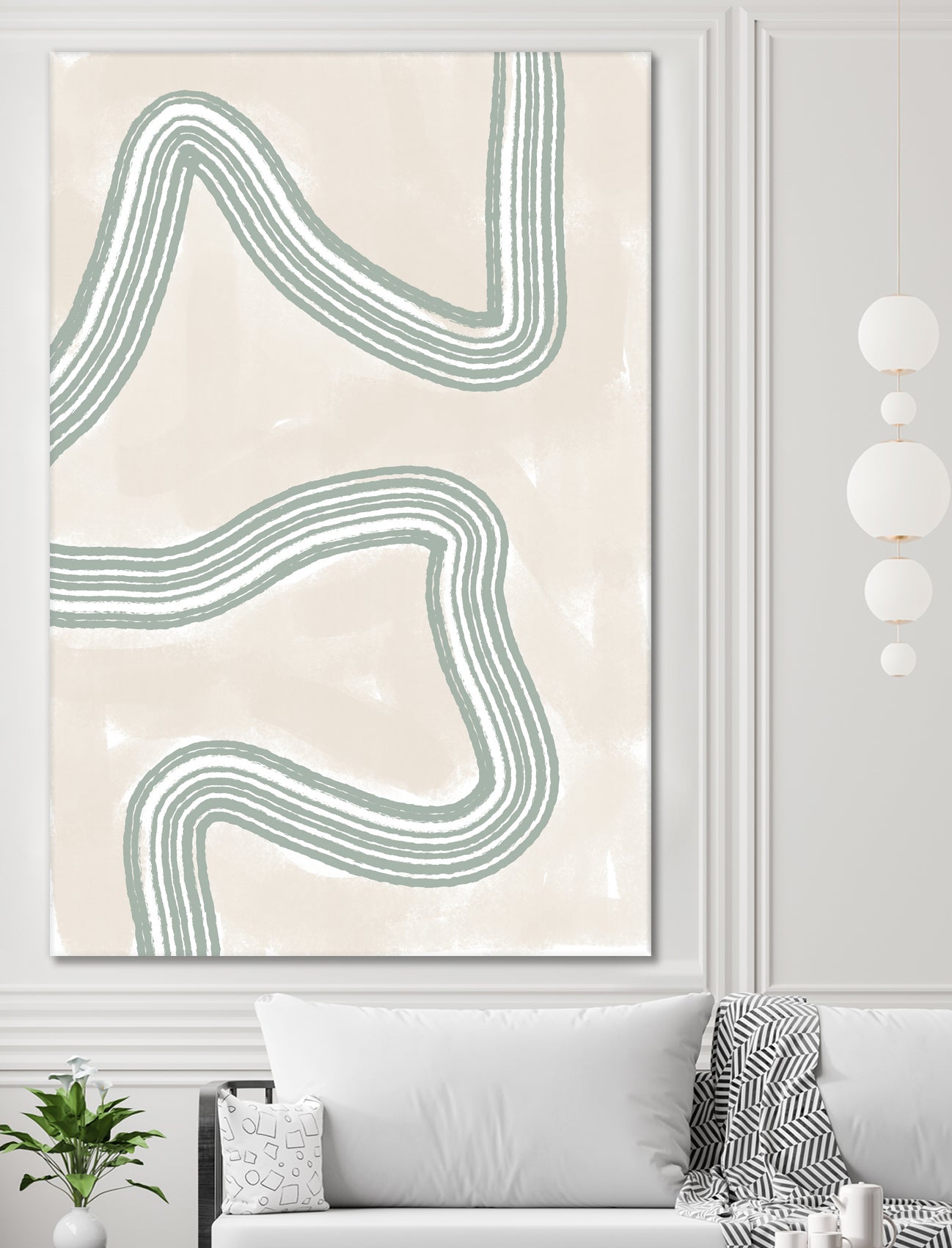 Curved Tranquility by uplusmestudio on GIANT ART - abstract abstract artwork