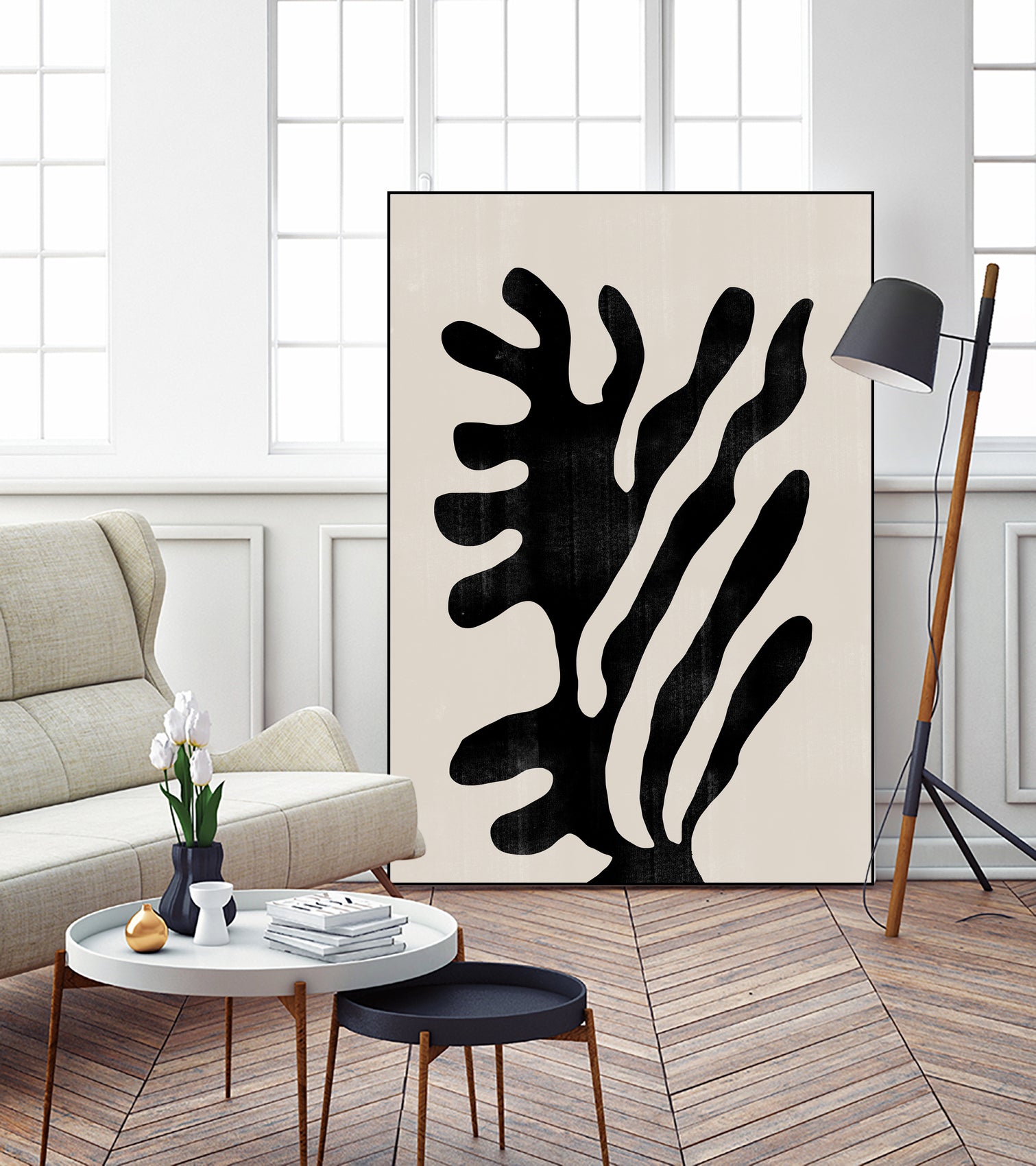 Silhouette Flow by THE MIUUS STUDIO on GIANT ART - abstract modern-art-decor