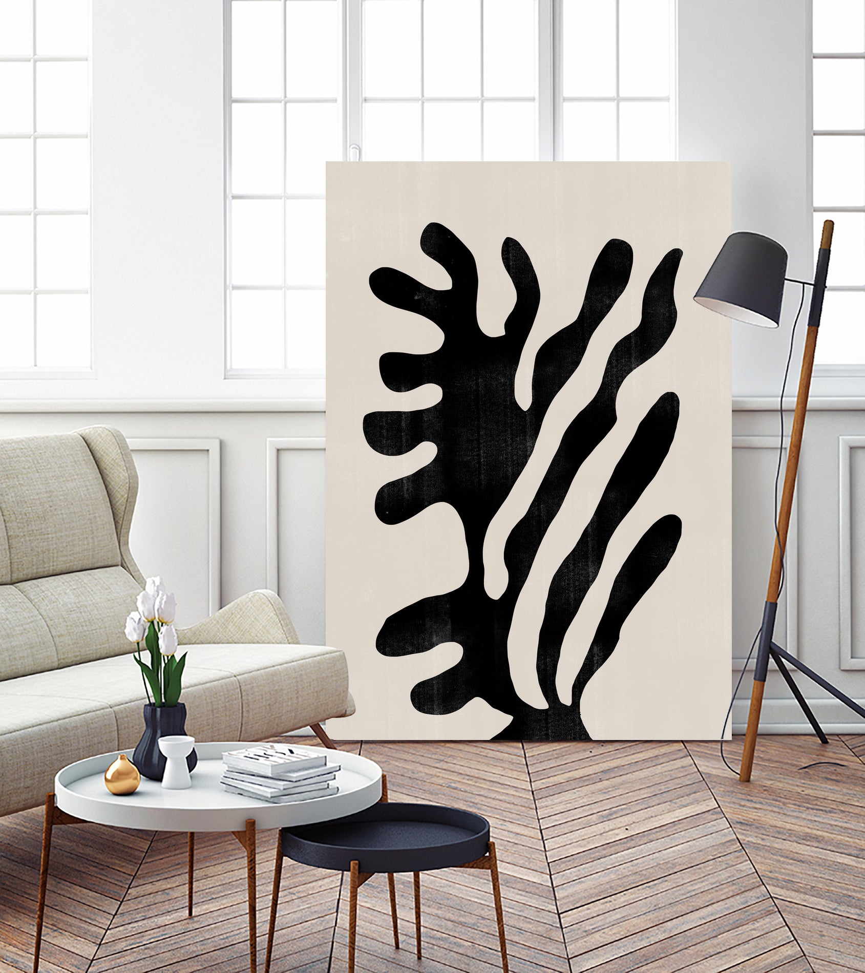 Silhouette Flow by THE MIUUS STUDIO on GIANT ART - abstract modern-art-decor