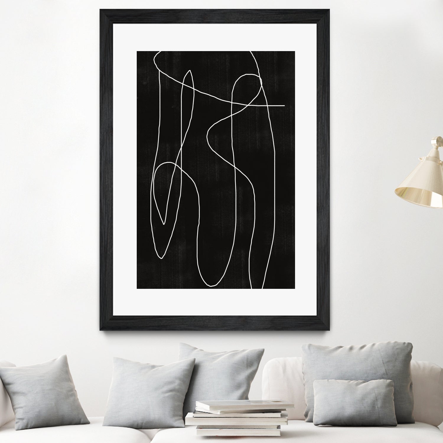 Abstract Line No2. by THE MIUUS STUDIO on GIANT ART - line art line art