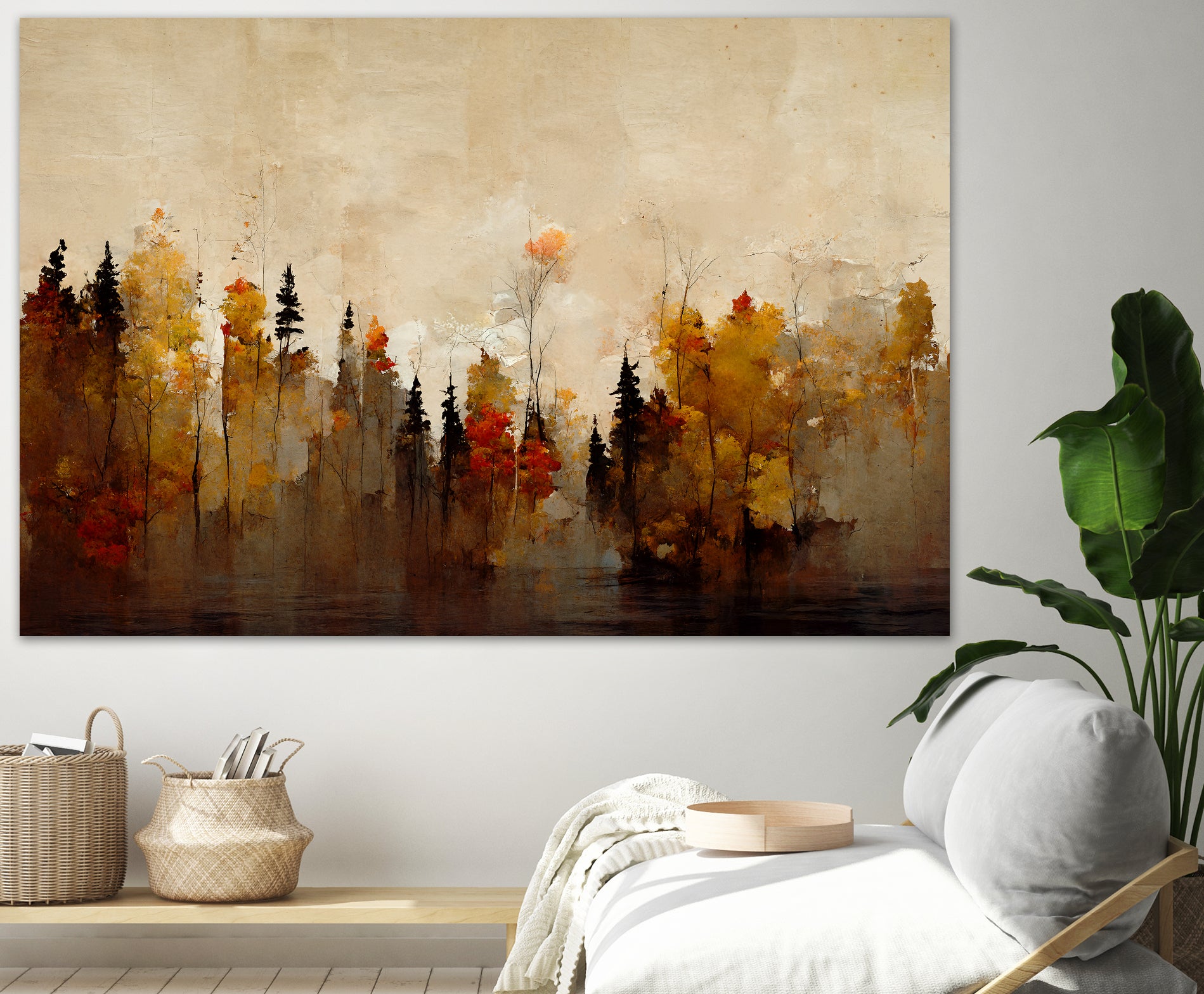 A Forest In Autumn by Treechild on GIANT ART - illustration landscape