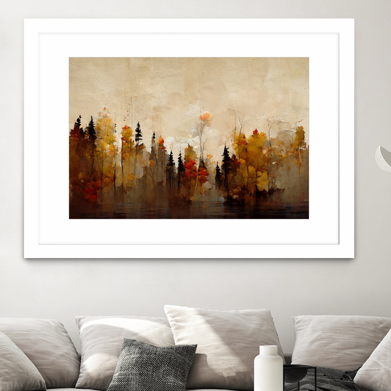 A Forest In Autumn by Treechild on GIANT ART - illustration landscape