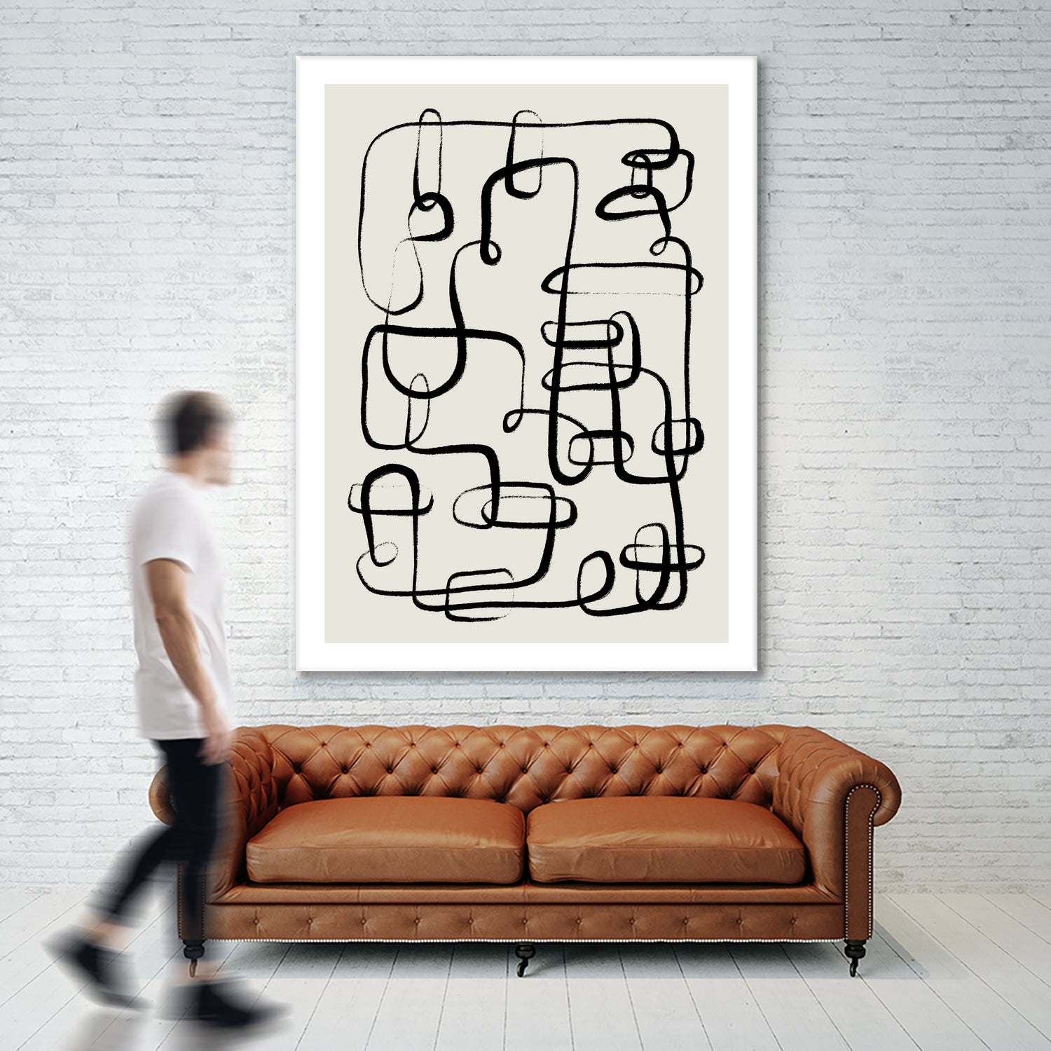 Endless Curves Dance by Treechild on GIANT ART - line art abstract art