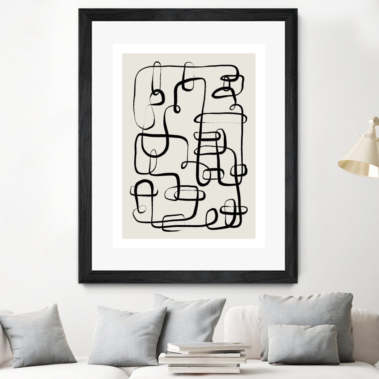 Endless Curves Dance by Treechild on GIANT ART - line art abstract art