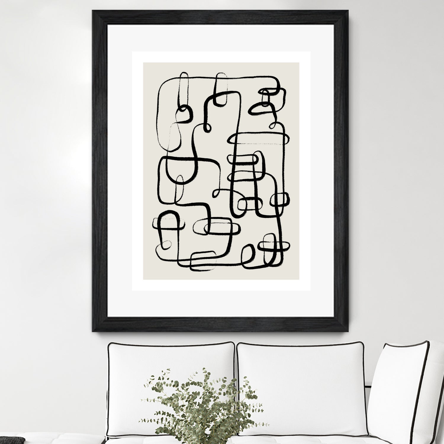 Endless Curves Dance by Treechild on GIANT ART - line art abstract art